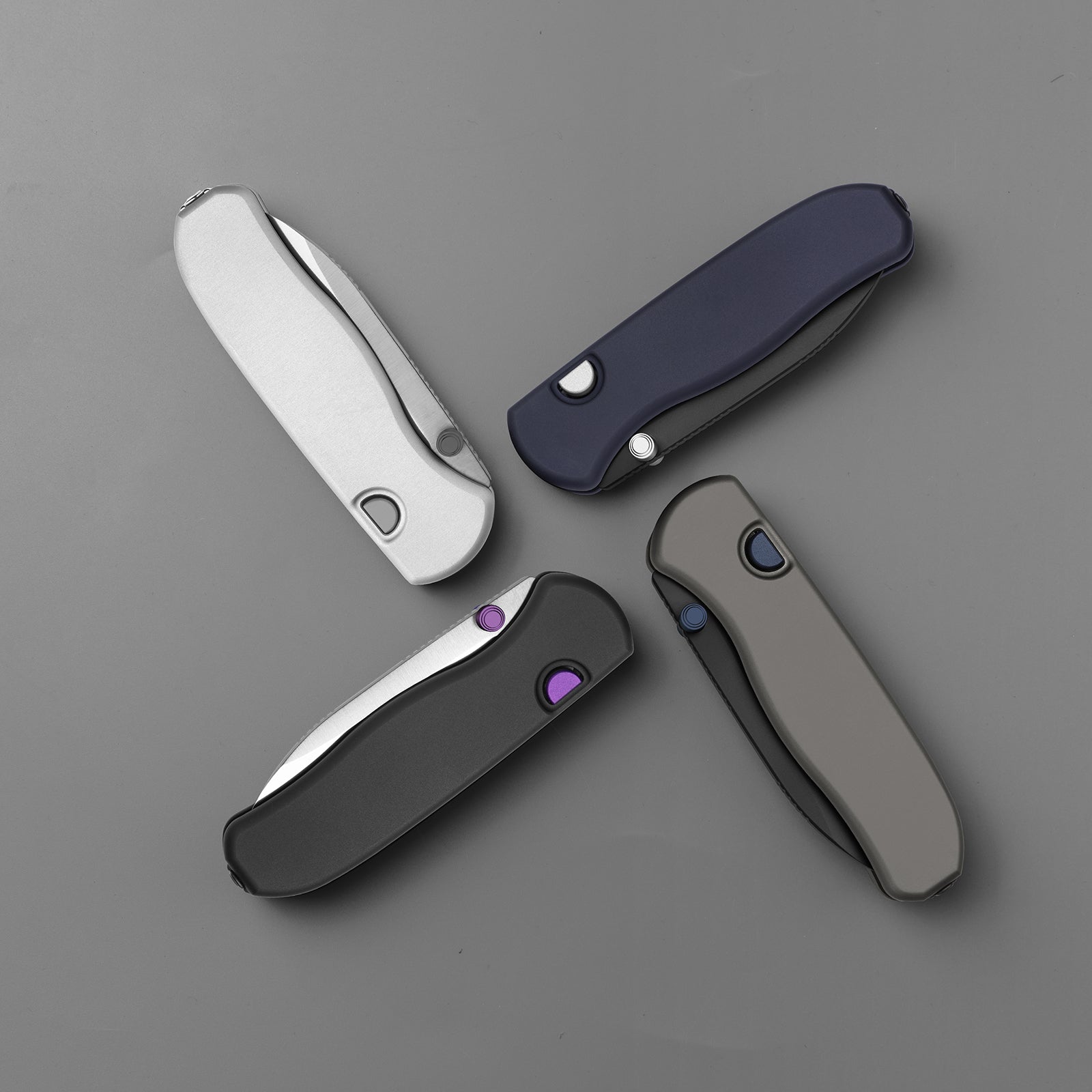 Drop Bear® Zero | Kizer Button Liner Lock™ | Elmax + DLC Ultra + Hollow Grind | Aluminum | KizerB™ 3619BDA1