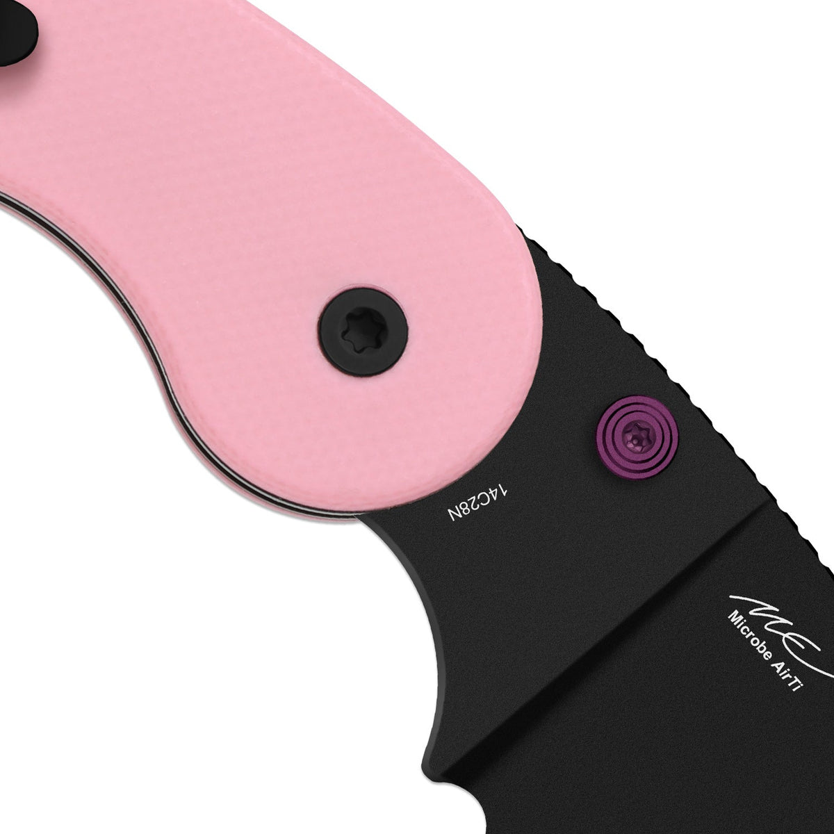 Microbe DSJ AirTi | Detent Slip Joint | Norplex UltreX™ G10 | 14C28N+Black PVD Coating | KizerV™ 2742DSJA1