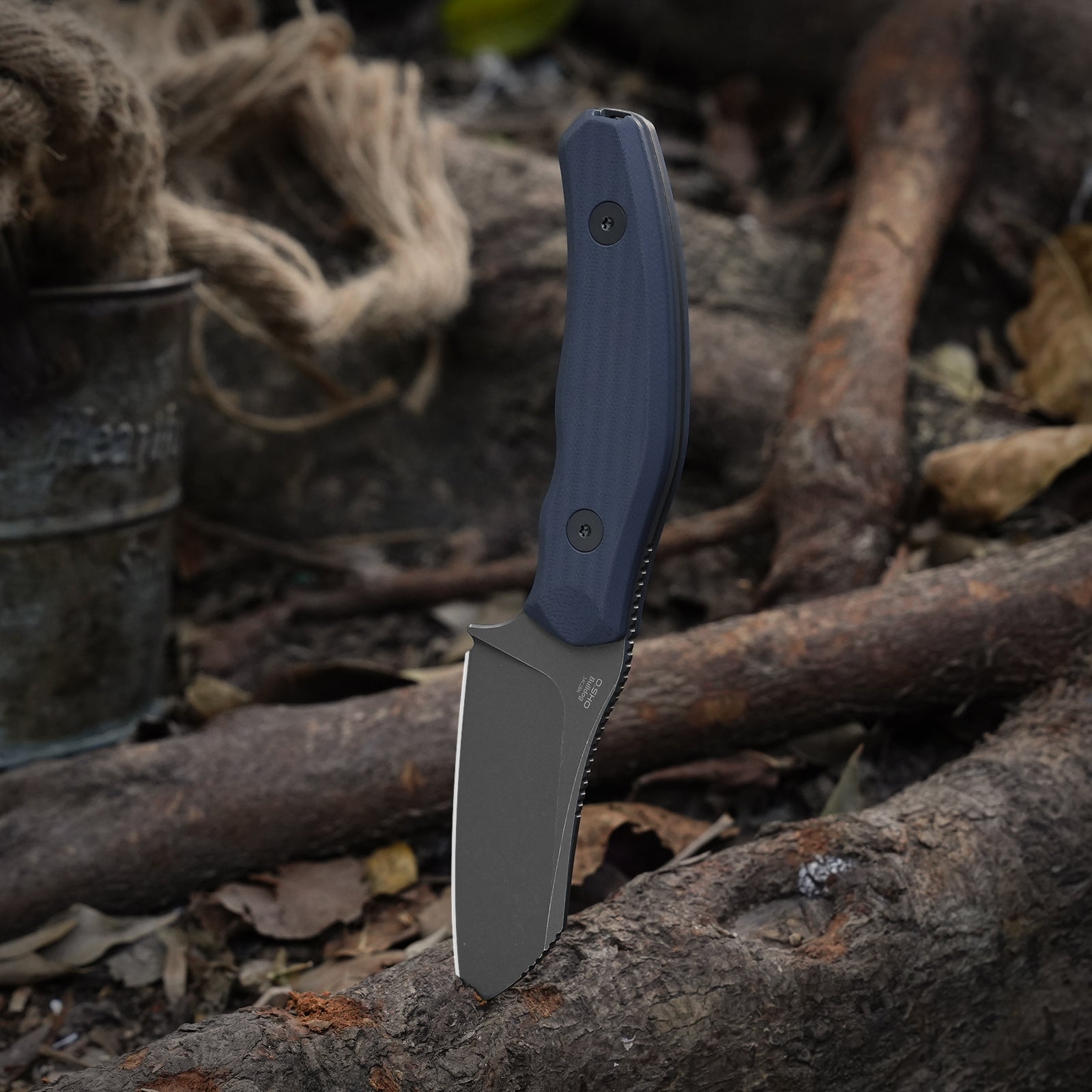 Bulldog Fix | One-Piece G10 Handle | 14C28N | Fixed Blade | KizerV™ 1116A1