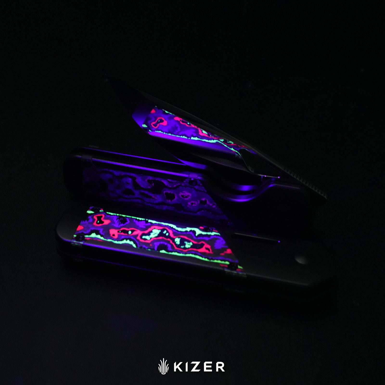 Militaw® | S45VN | Polished DLC Ultra | Titanium+KizerNova™ Joker Carbon Fiber| KizerB™ 3634A9
