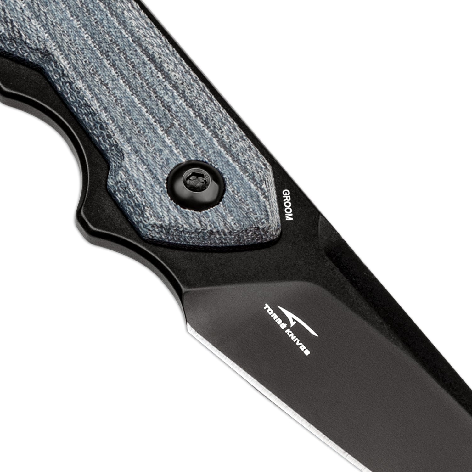 GROOM | D2 | Denim Micarta | KizerV™ 1060A1