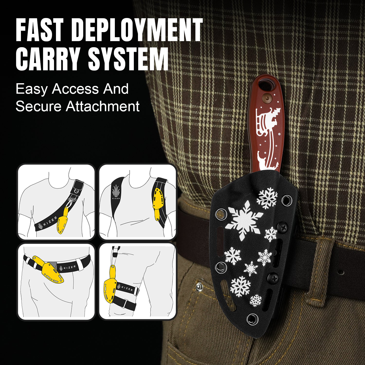 Christmas | HARE | D2 | G10 | KizerV™ 1077MC1 | Limited