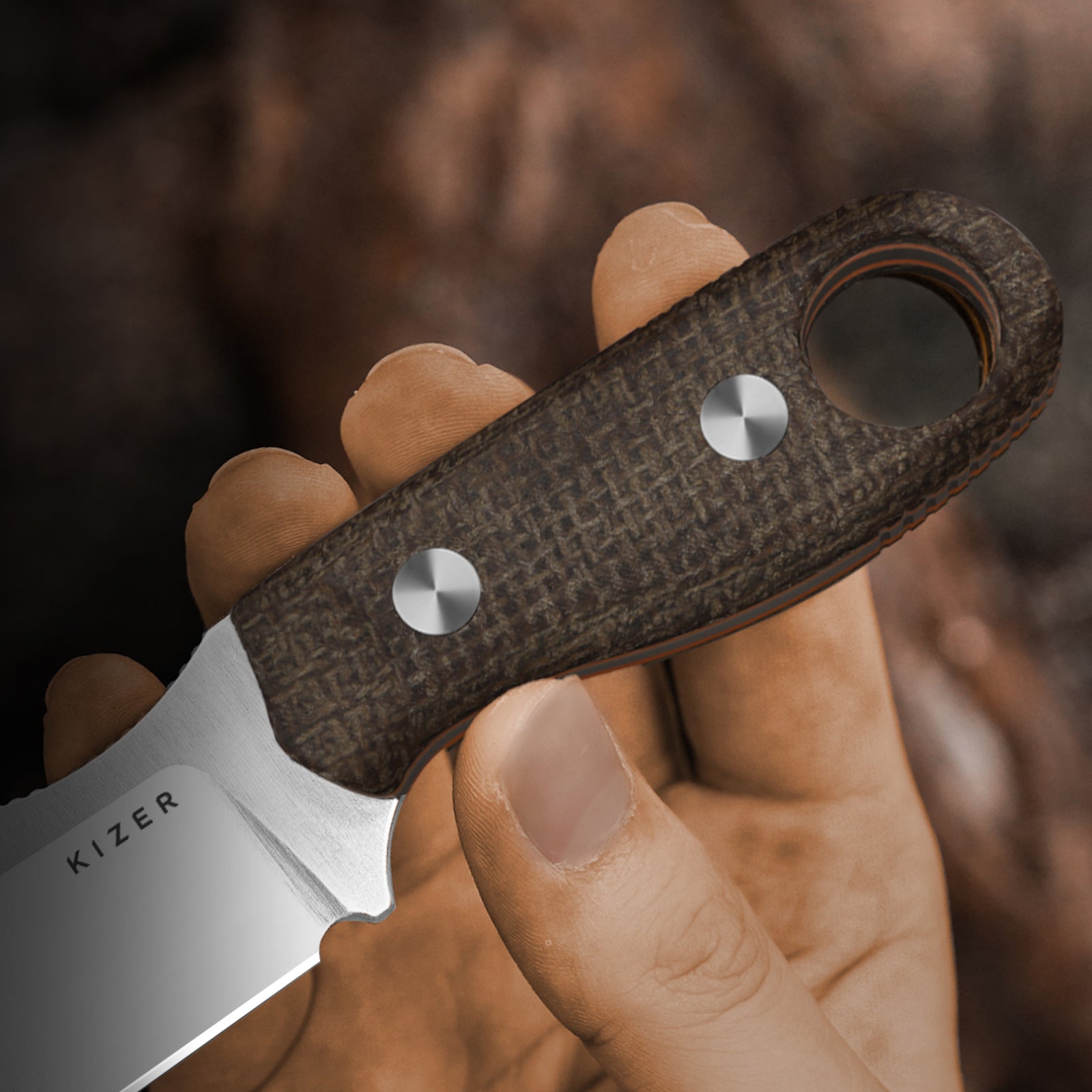 Beaver 2 | AEB-L | Micarta & G10 | KizerV™ 1078A4