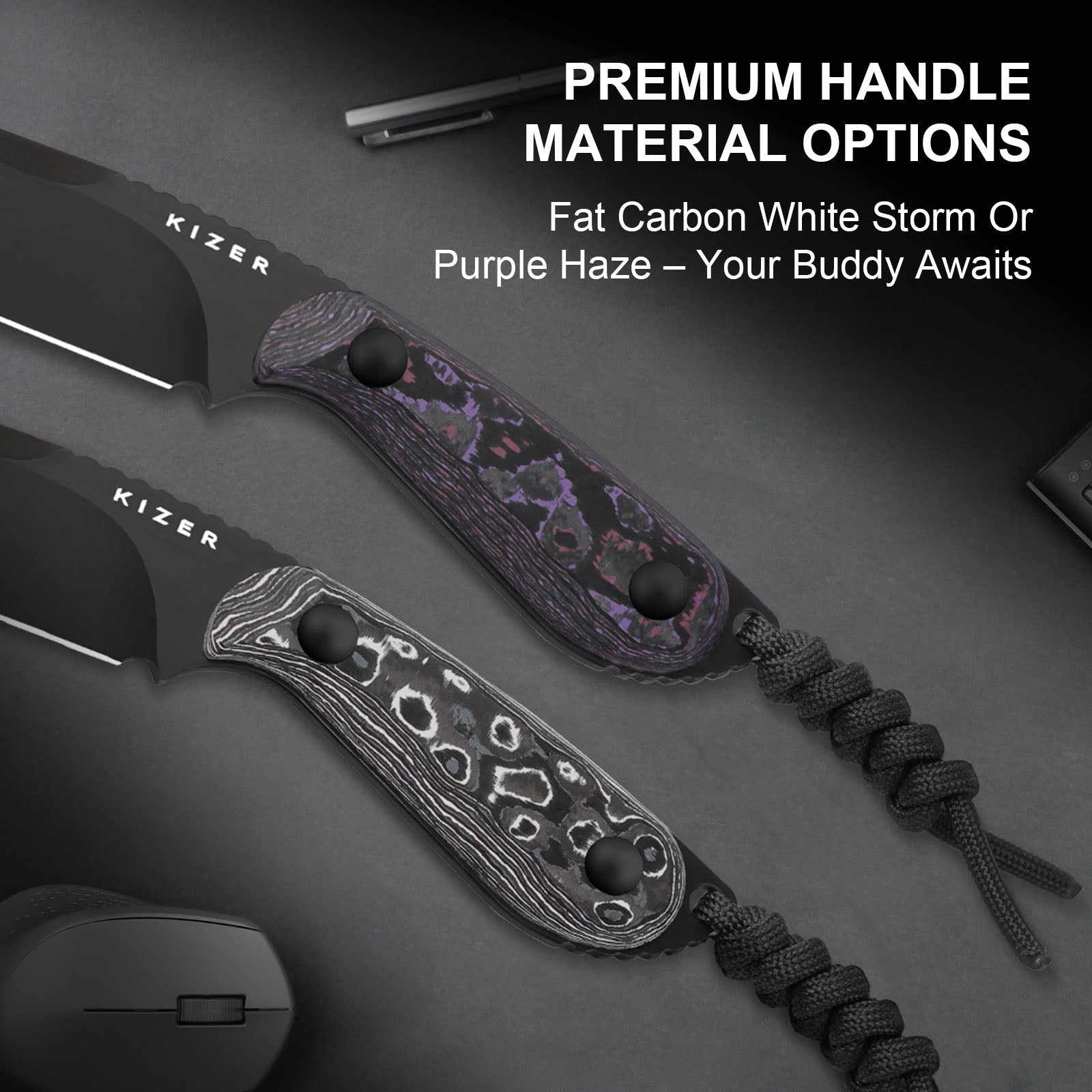 BUDDY | 4V | Fat Carbon Purple Haze | KizerB™ 1081A10