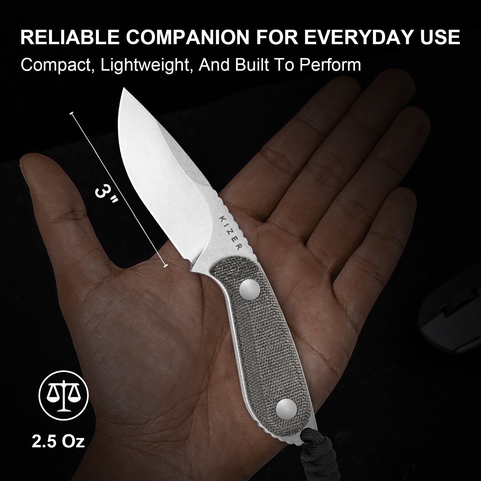 BUDDY | 14C28N | Micarta | KizerV™ 1081A8