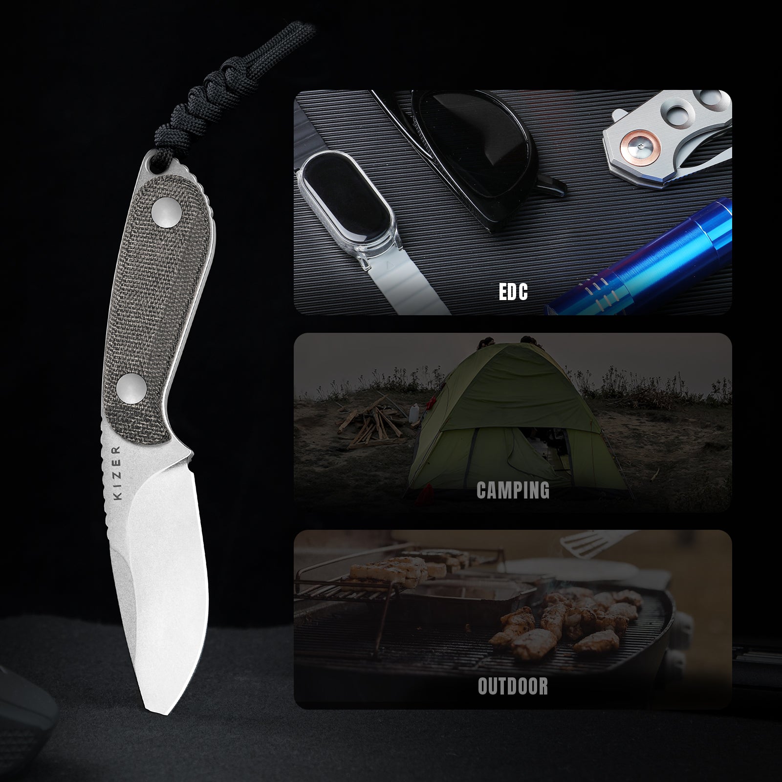 BUDDY | 14C28N | Micarta | KizerV™ 1081A8