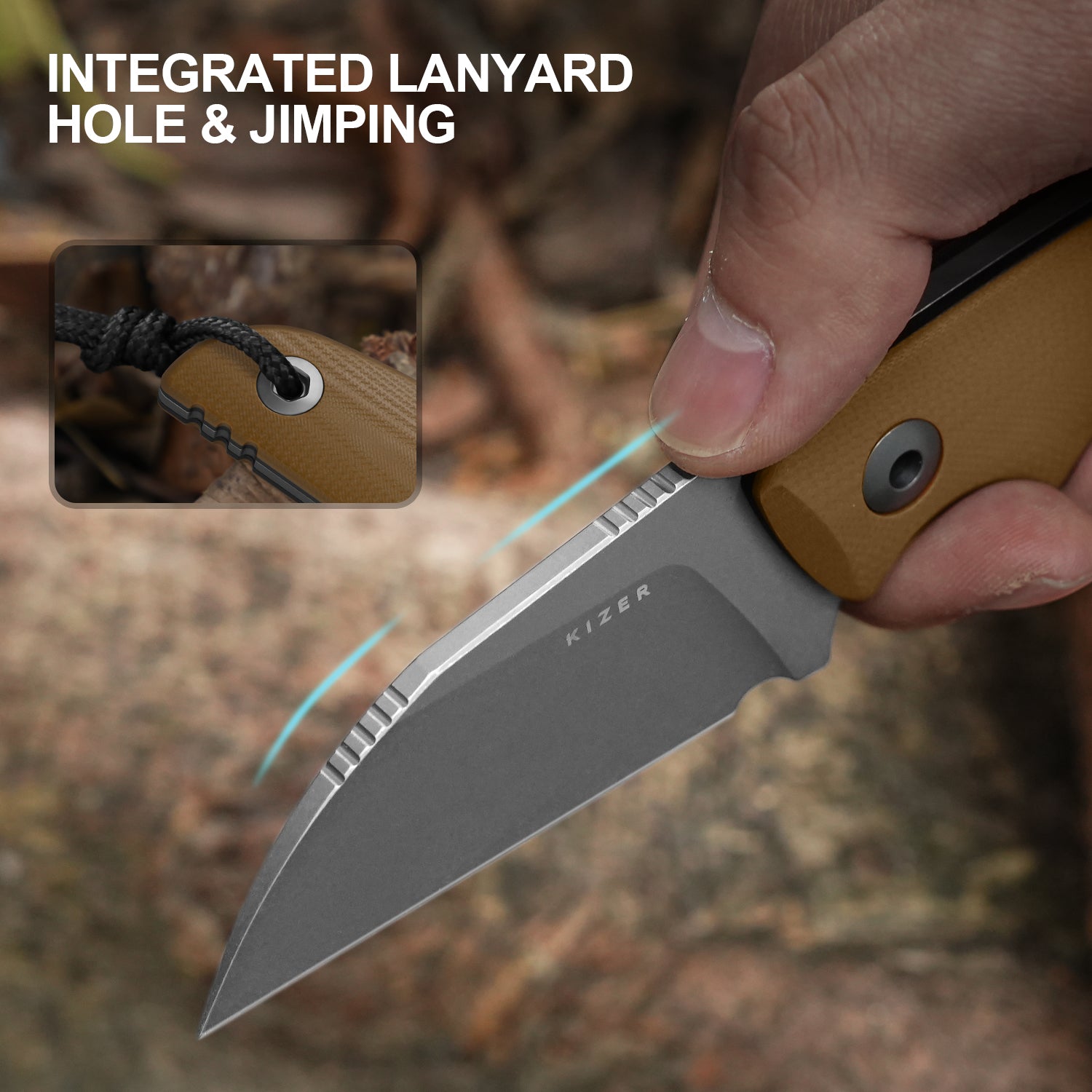 Snick | AEB-L | Two-Tone G10 | KizerV™ 1085A2
