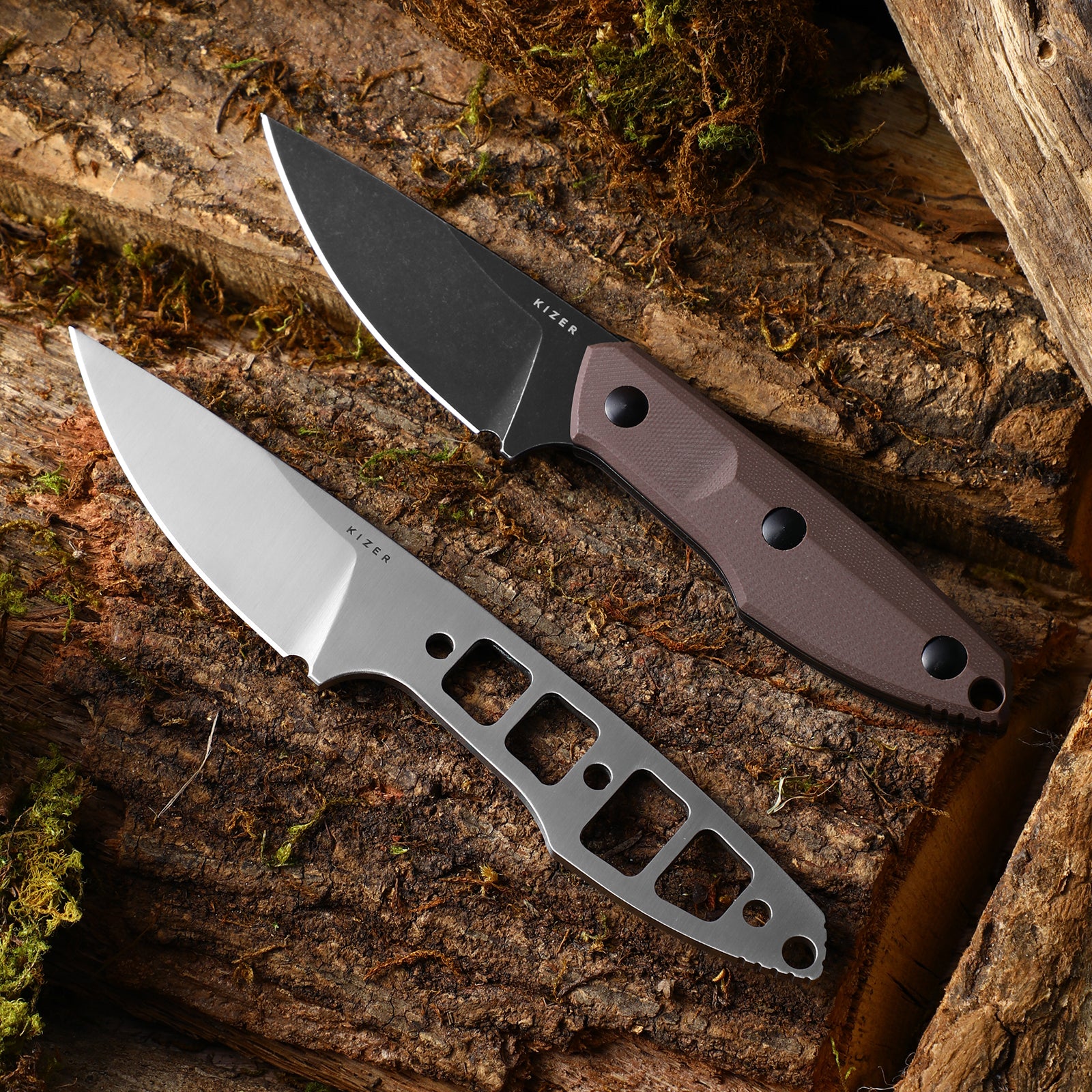 Splinter | AEB-L | Skeletonized Tang | High Flat Grind | KizerV™ 1087A1