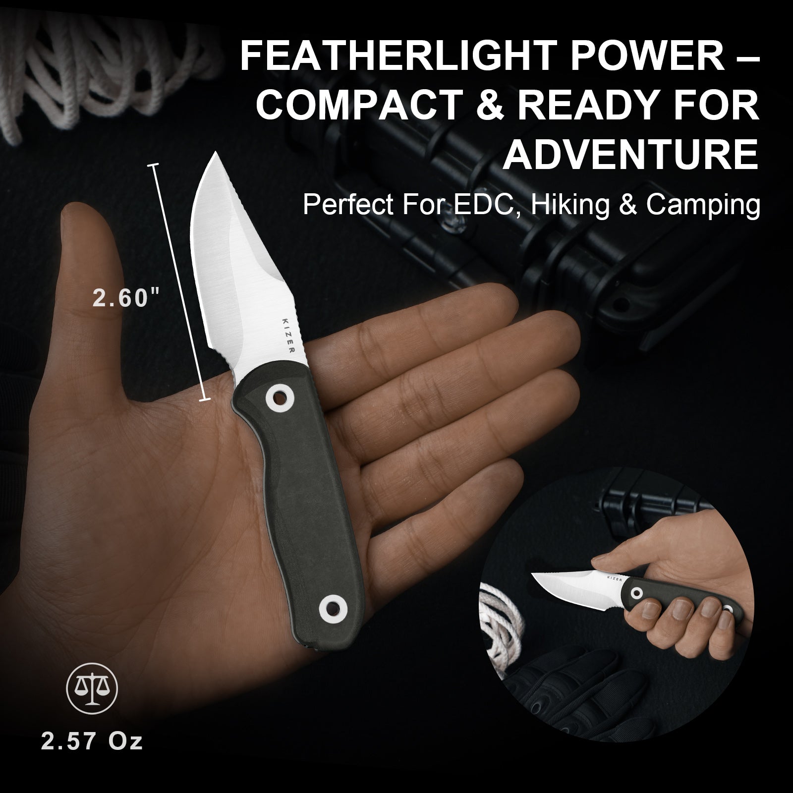 Drop Bear® Fix | S45VN | Richlite® | KizerB™ 1092A3