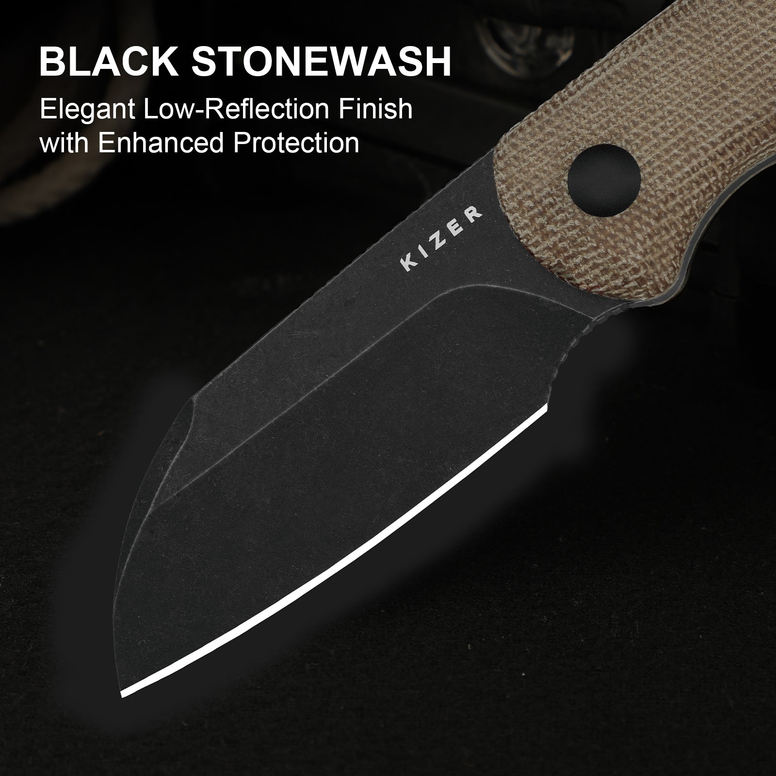 Drop Bear® Fix | Norplex UltreX™ Micarta | AEB-L | KizerV™ 1093A2