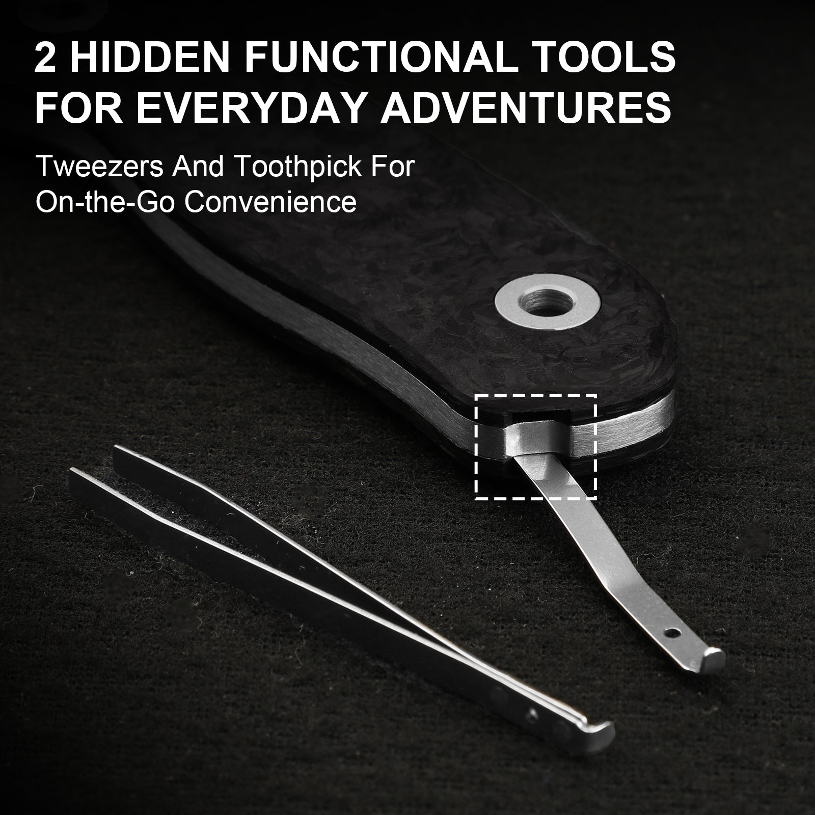 Drop Bear® Fix | M390 | Carbon Fiber | KizerB™ 1094A3
