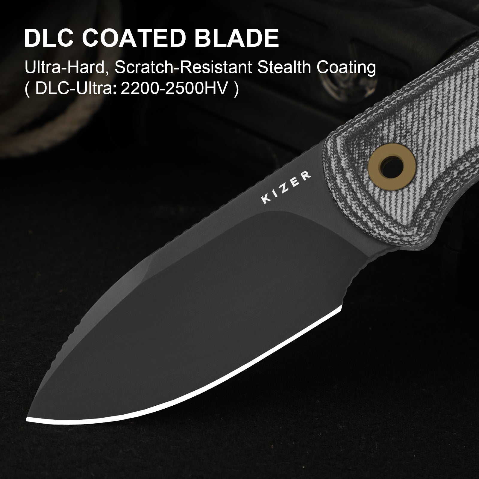 Drop Bear® Fix | S45VN | Micarta | KizerB™ 1094A4