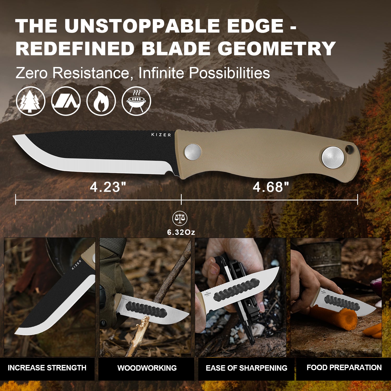 Polaris | 1095 | G10 | KizerV™ 1100A4