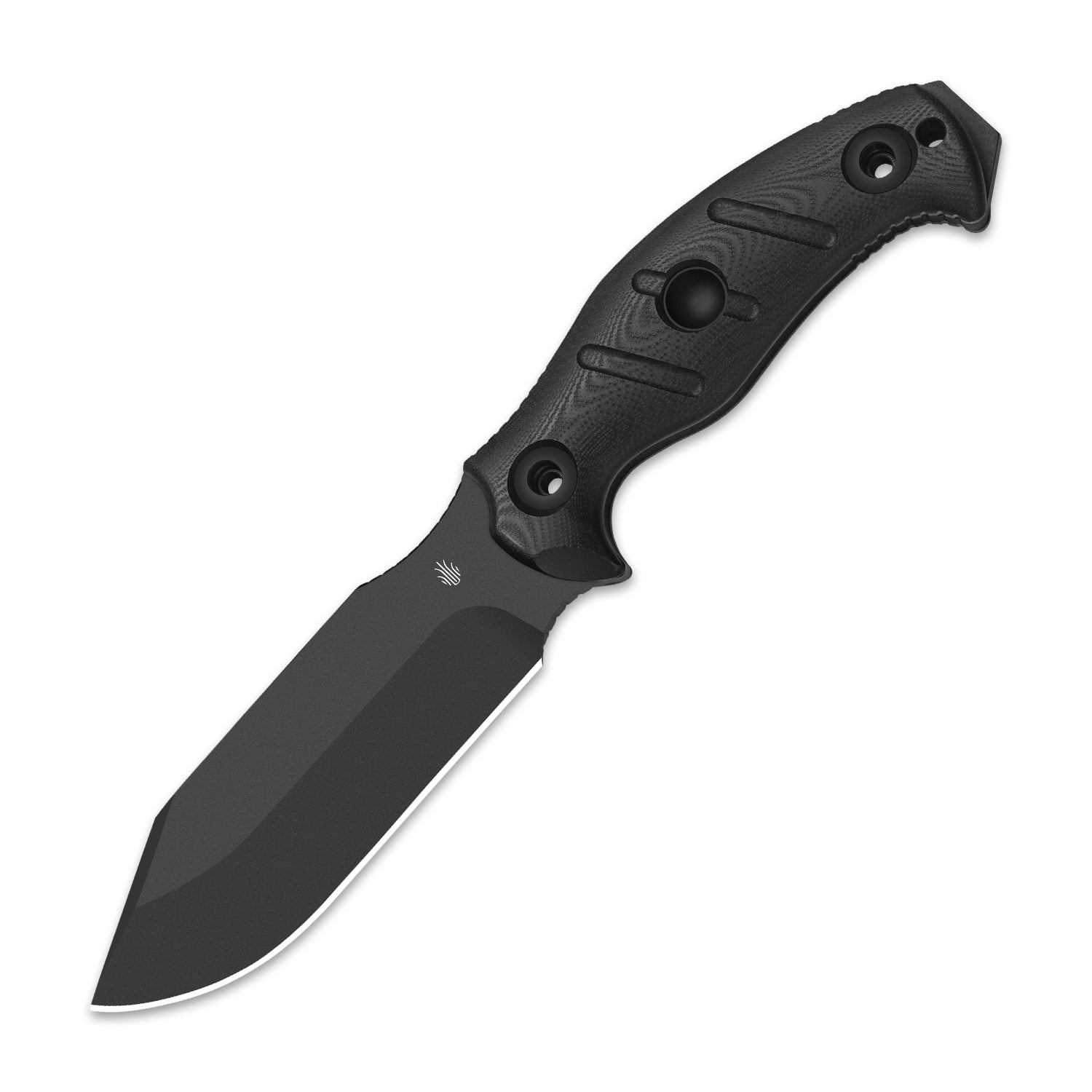 Sheepdog® Survival | 5.5mm x 5.28" | Hammer Pommel & Bow Drill Divot | Black Coated 1095 Steel | KizerV™ 1105A3