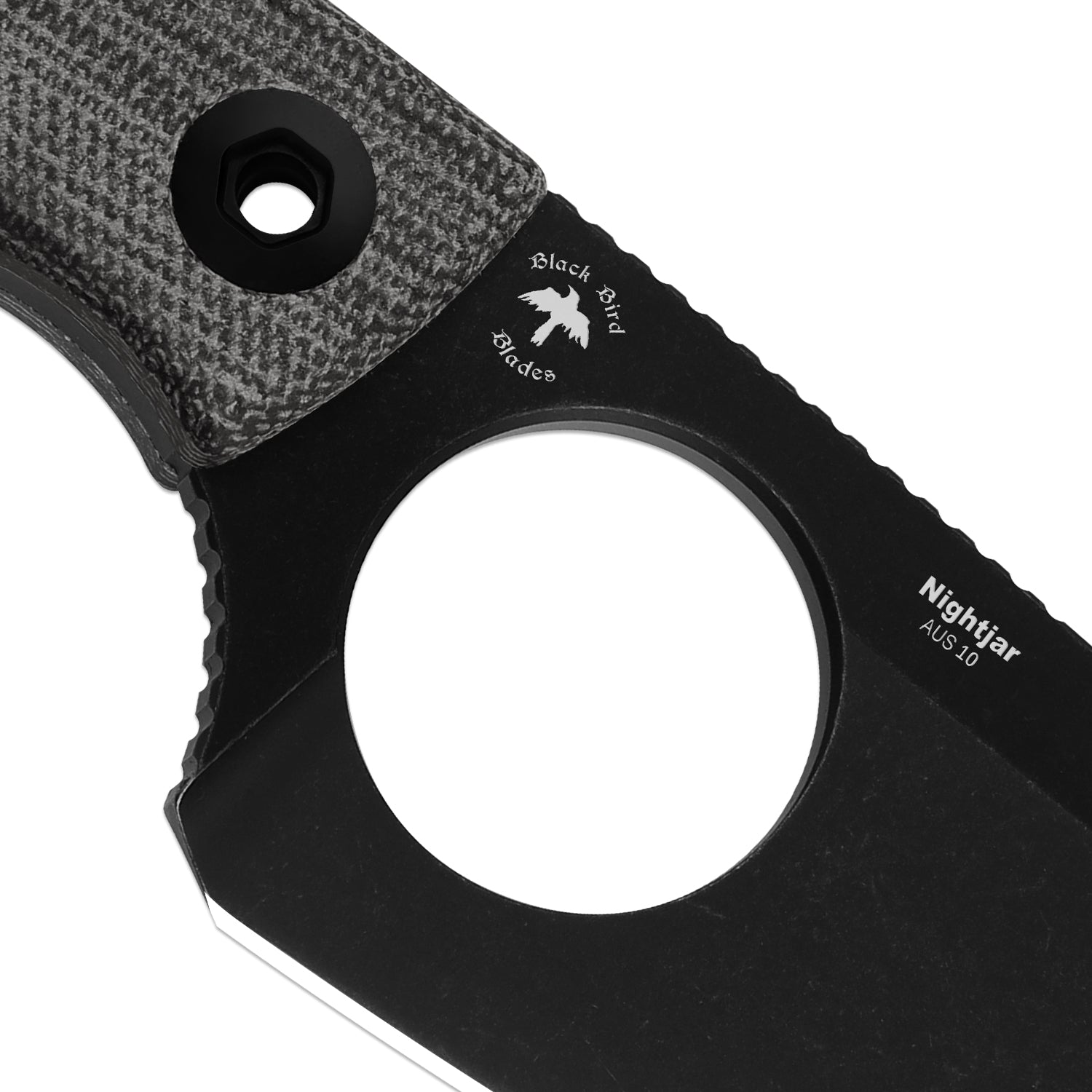 Nightjar | Japan AICHI AUS-10 Steel | Sheepfoot Fixed Blade | Norplex UltreX™ Micarta | KizerV™ 1114A1
