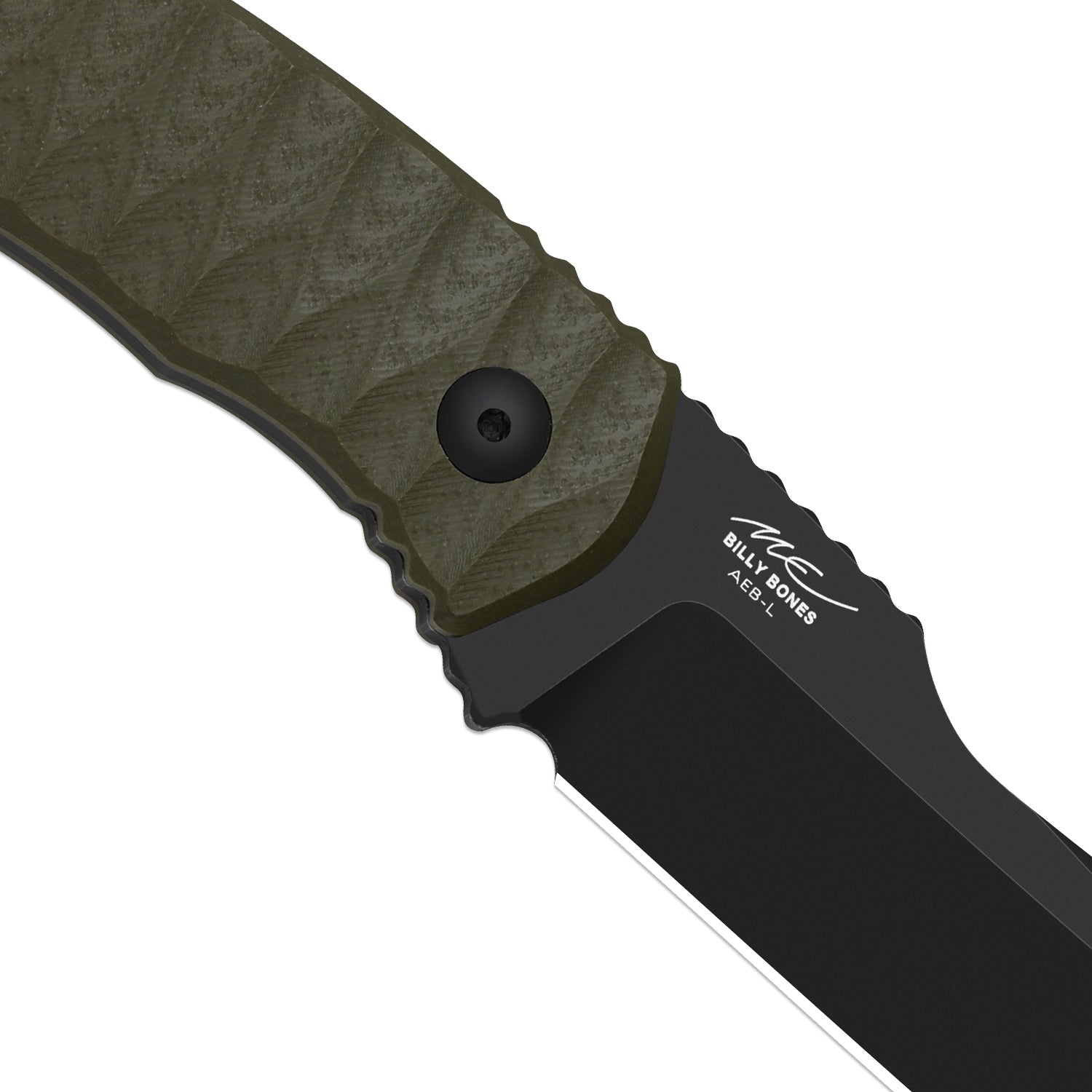 Billy Bones | Deep-Grooved G10 Handle|Lightweight Tactical | AEB-L | Fixed Blade | KizerV™ 1115A1
