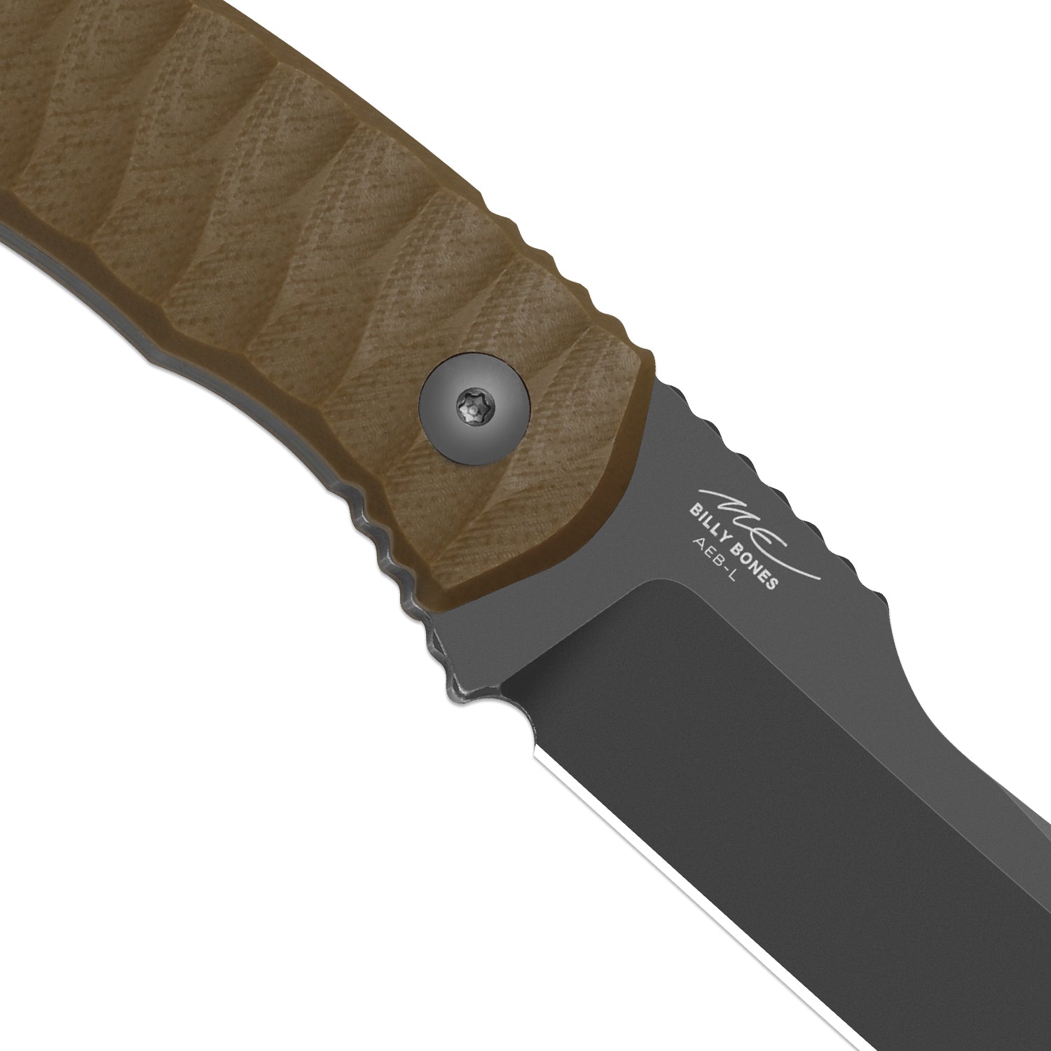 Billy Bones | Deep-Grooved G10 Handle|Lightweight Tactical | AEB-L | Fixed Blade | KizerV™ 1115A2