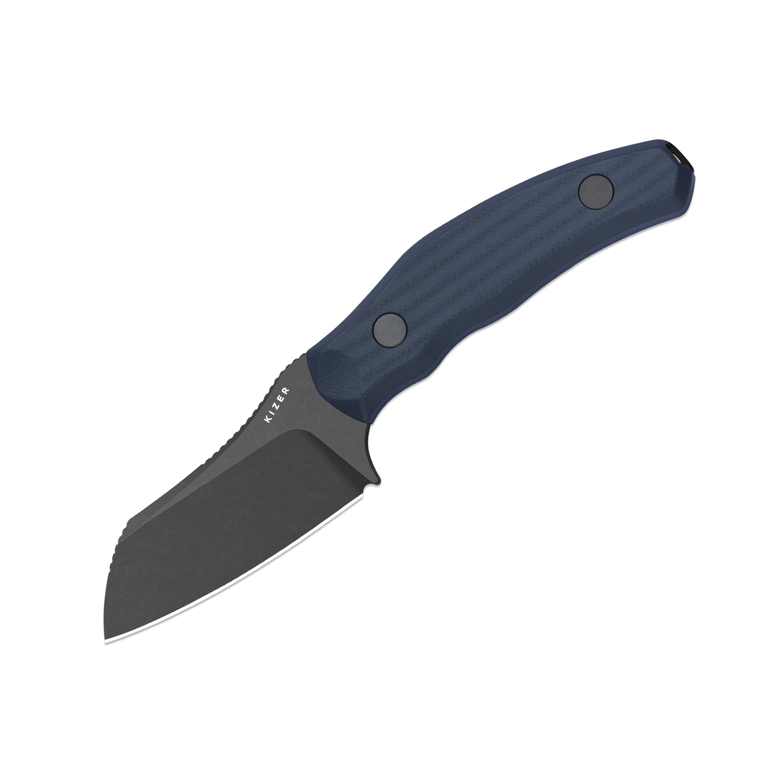 Bulldog Fix | One-Piece G10 Handle | 14C28N | Fixed Blade | KizerV™ 1116A1