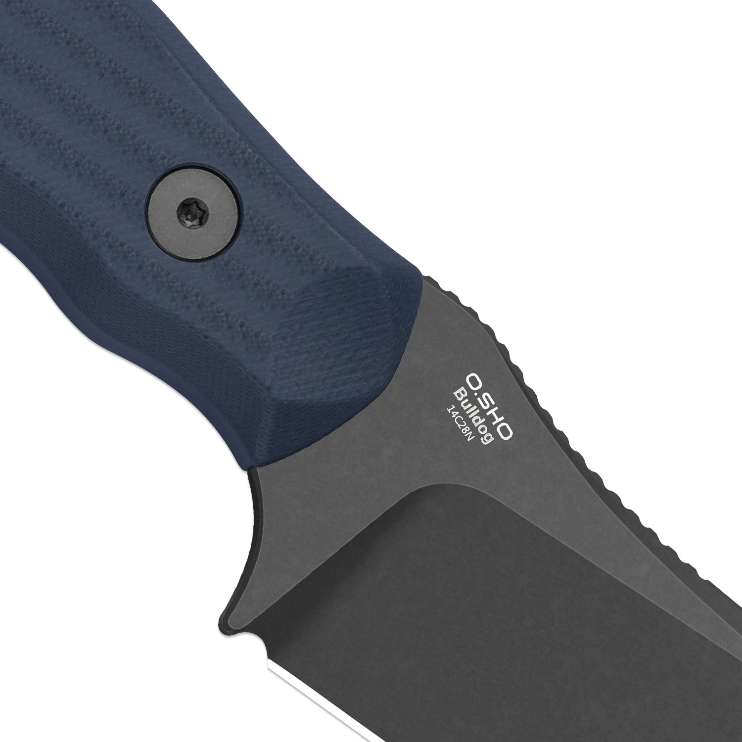 Bulldog Fix | One-Piece G10 Handle | 14C28N | Fixed Blade | KizerV™ 1116A1