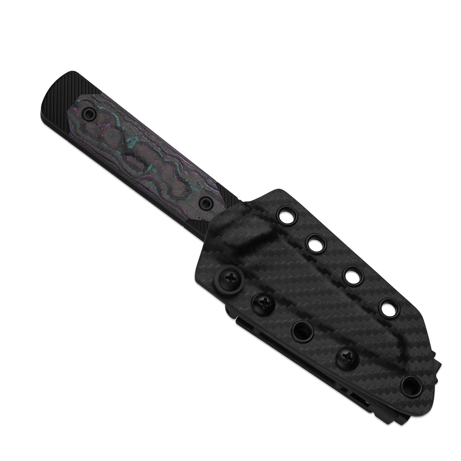 Hallow | Aluminium + Camo Carbon JAZZ | CPM 10V | KizerB™ 1123A1