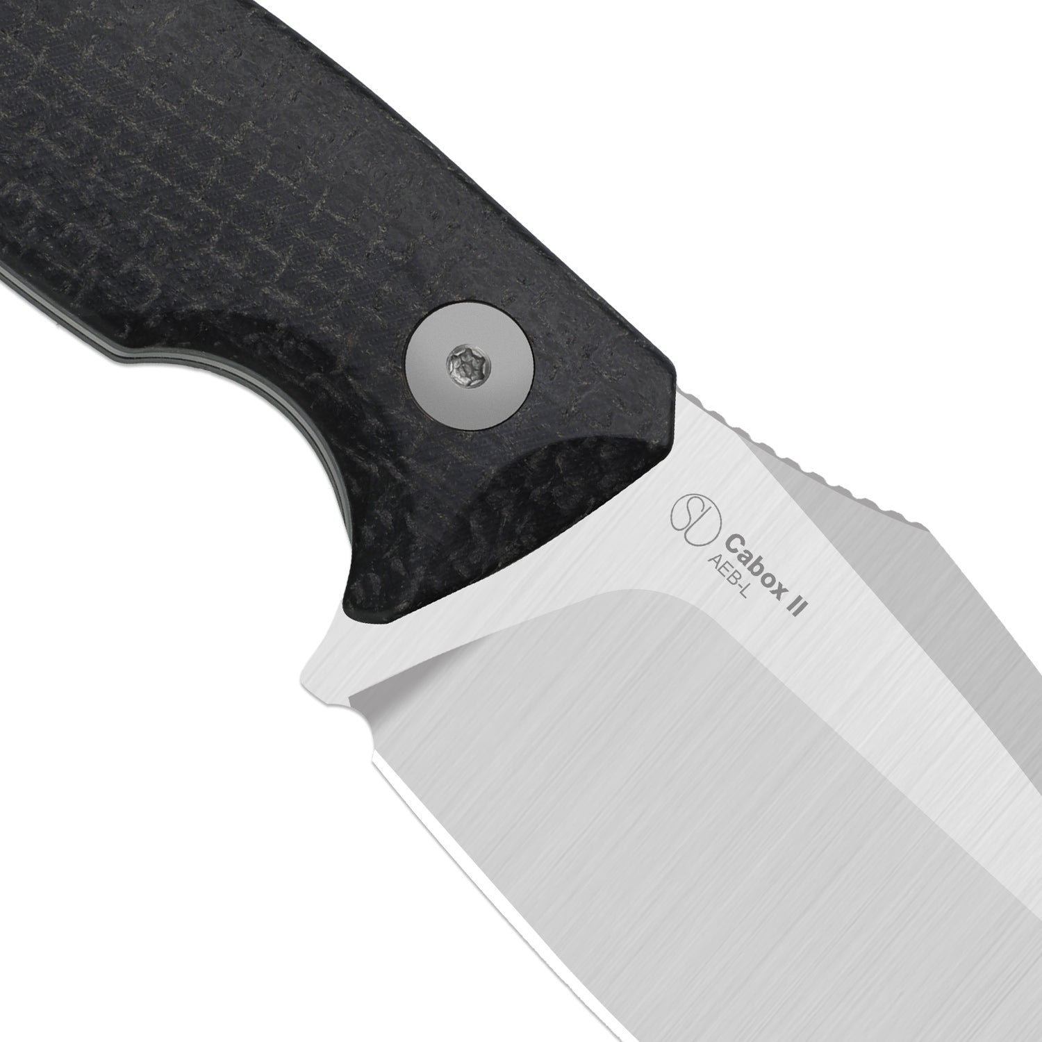 Cabox II | AEB-L | Micarta | Satin | Black | KizerV™ 1128A3