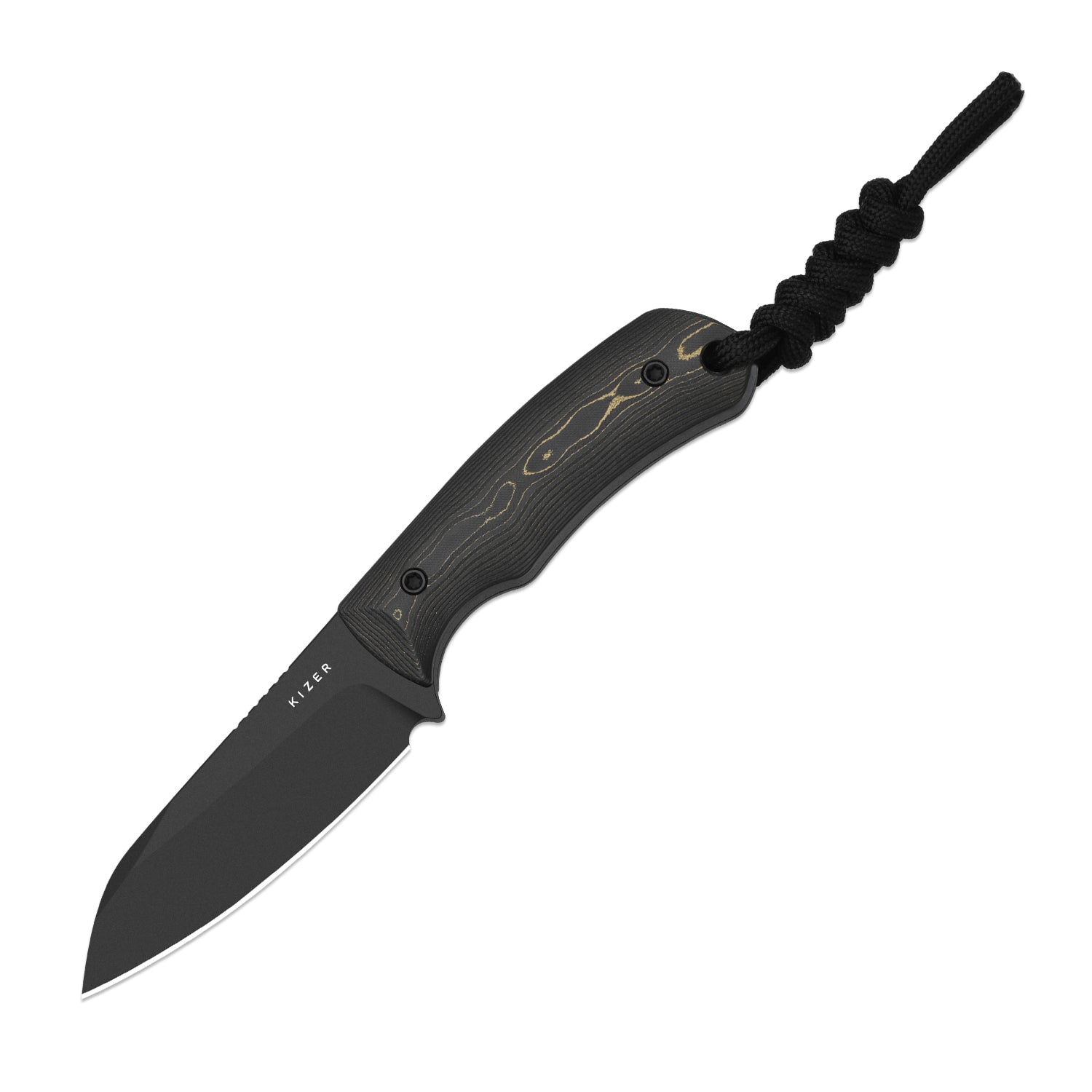 Field Mouse | CPM 3V | FatCarbon Camo Gold | Fixed Blade | KizerB™ 1135A1
