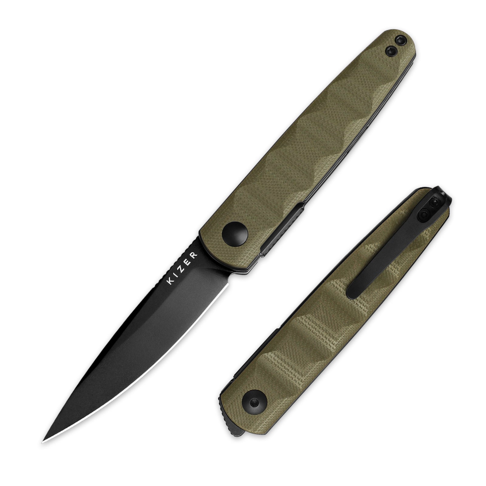 Bamboo | Nitro-V | G10(Olive Green) | KizerV™ 3722A2