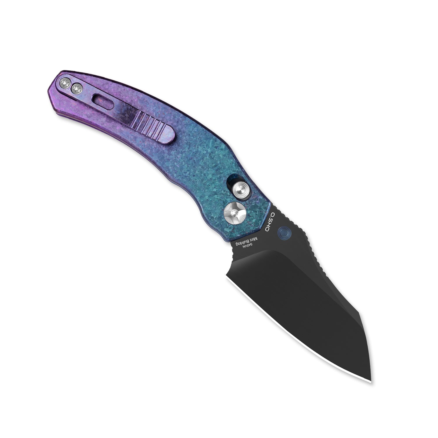 Mini Bulldog | S45VN | Titanium & Crystallized Titanium | KizerB™ 3672SA1