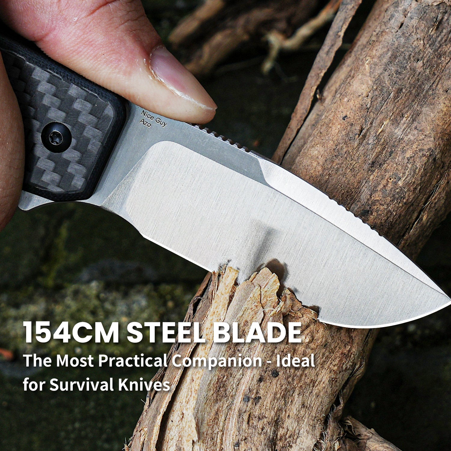 Nice Guy | 154CM | G10 Carbon Fiber | KizerV™ 3011C1