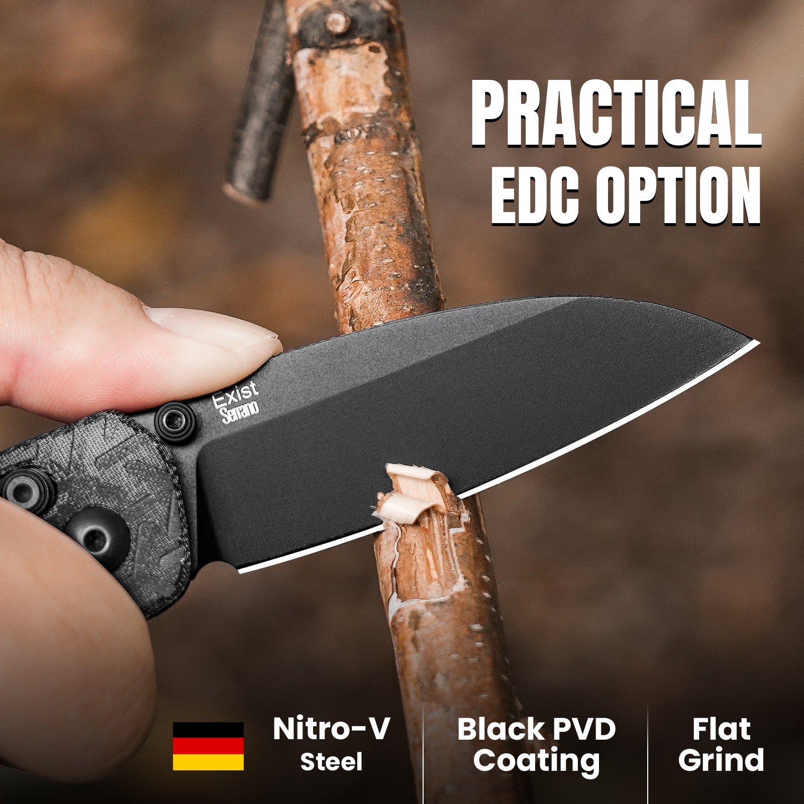 Exist | Nitro-V | Micarta | KizerV™ 3681A1