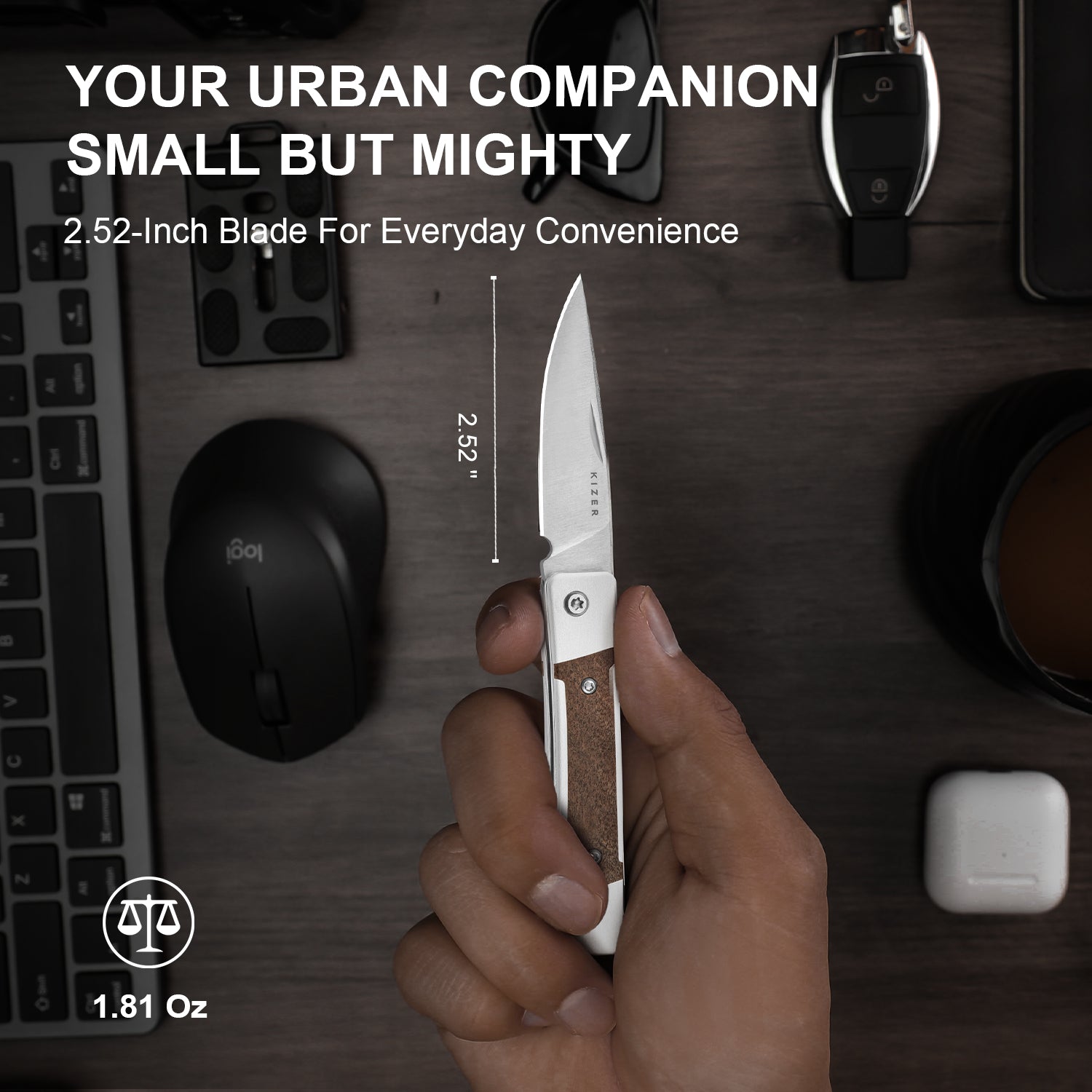 Little Grand | Nitro-V | Aluminum & Mkuruti Wood | KizerV™ 2670A1