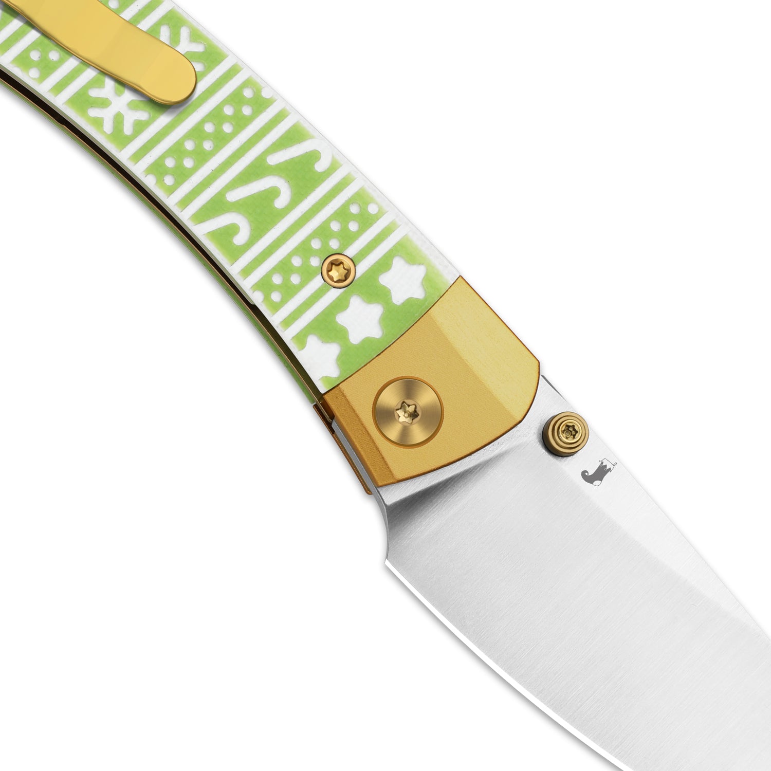 Christmas | Mini MoMo | S45VN | Aluminum & G10 | KizerB™ 3663MC1 | Limited