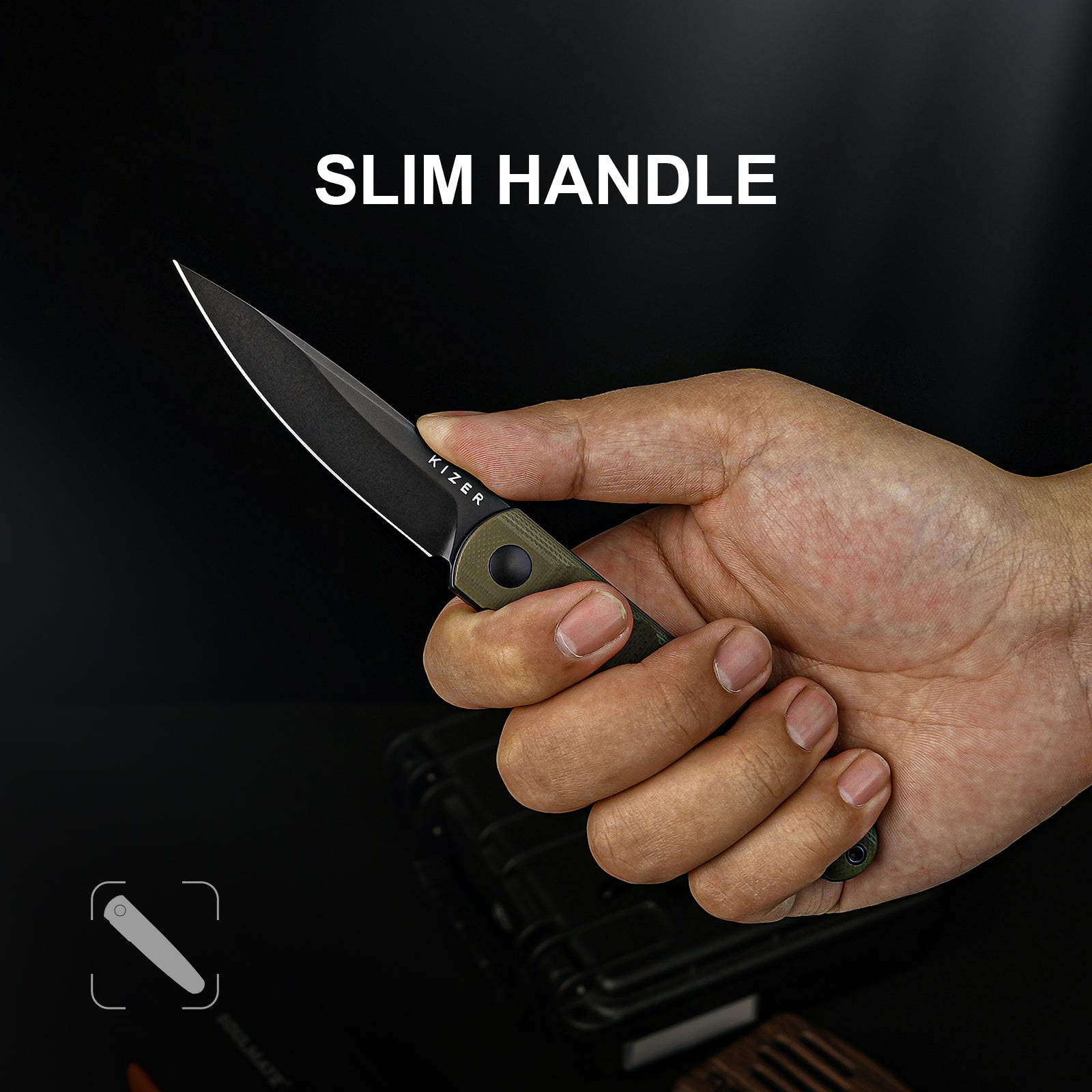 Bamboo | Nitro-V | G10(Olive Green) | KizerV™ 3722A2