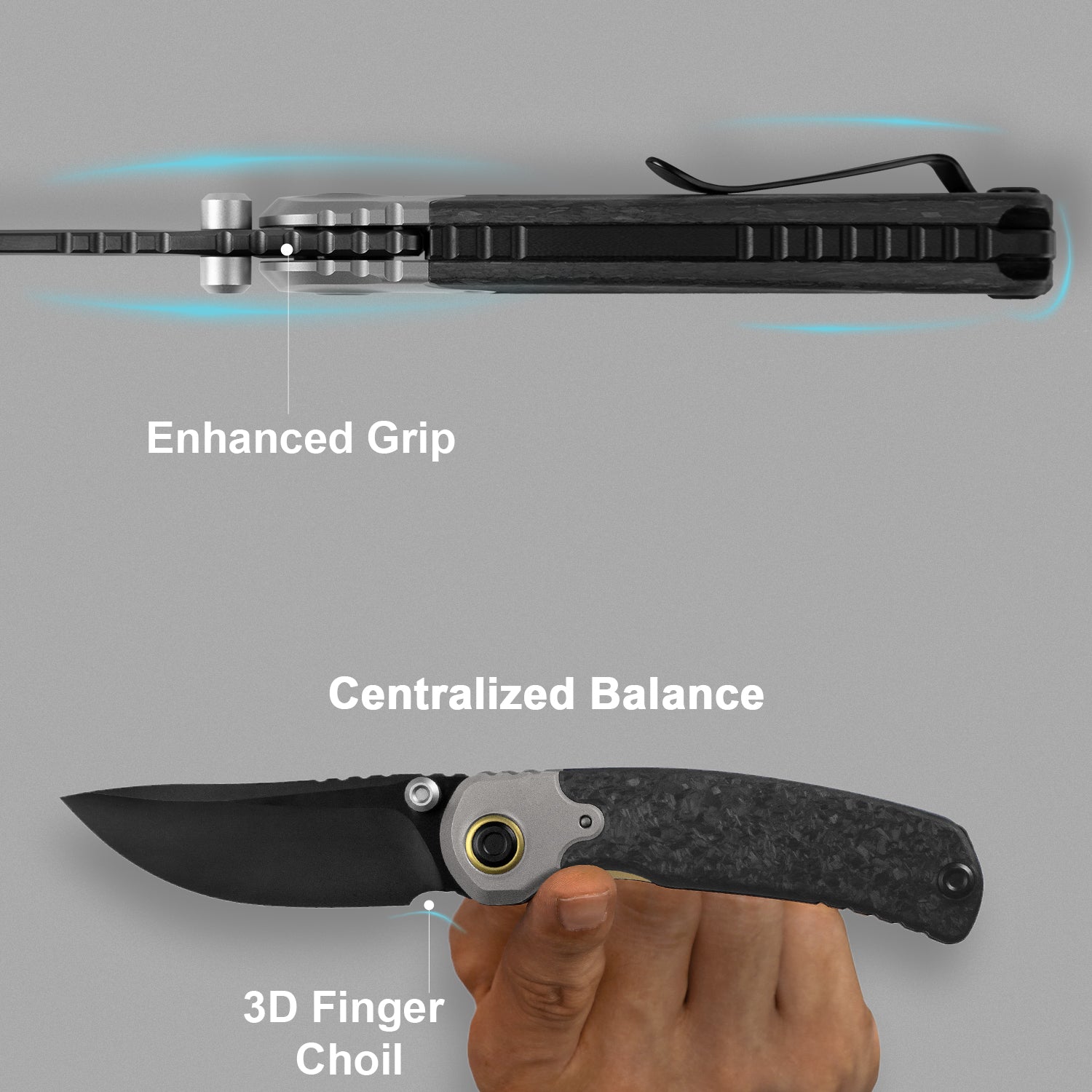 PIONEER | 20CV | Titanium & Marble Carbon Fiber | KizerB™ FK03A4
