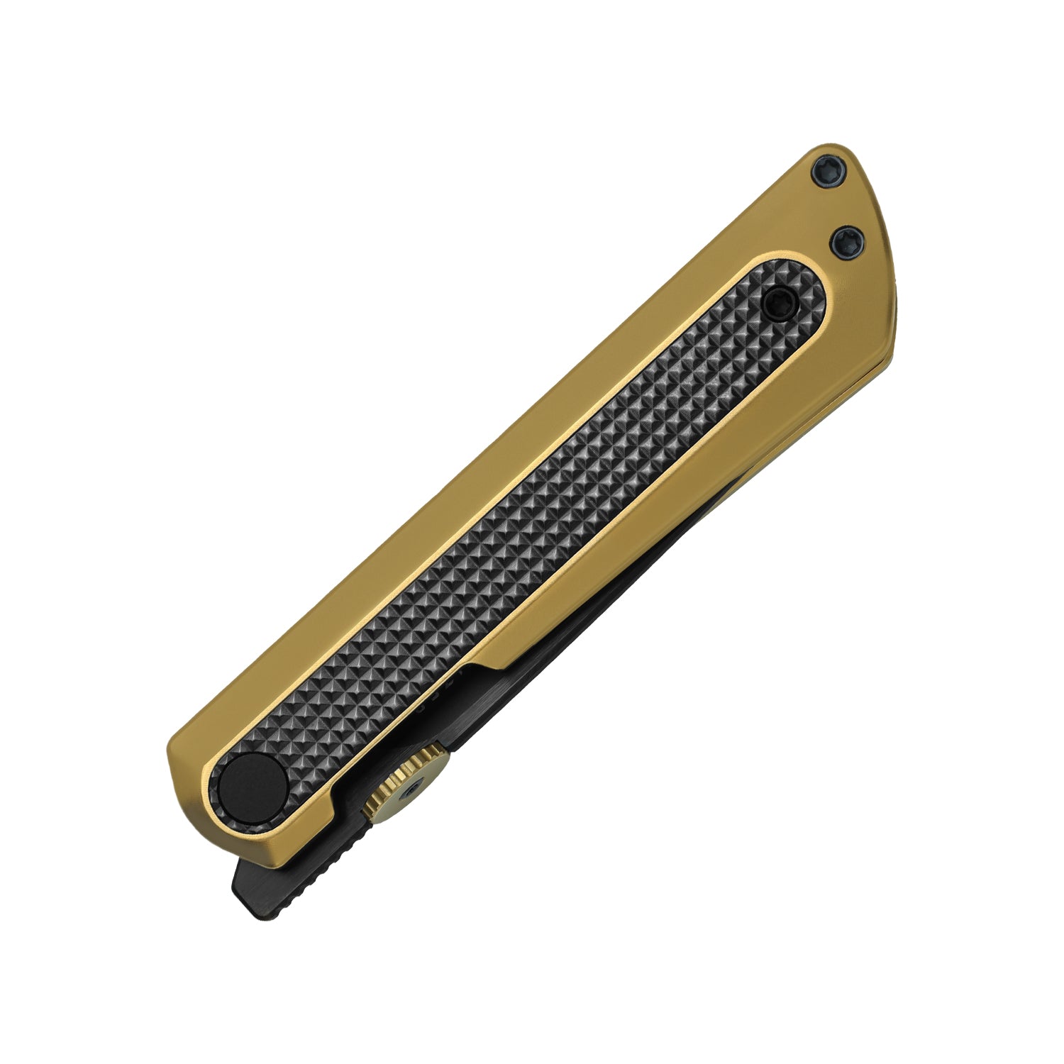 Quoll | S45VN | Titanium & Zirconium | Brushed | Matte DLC.Ultra | KizerB™ 3733A4