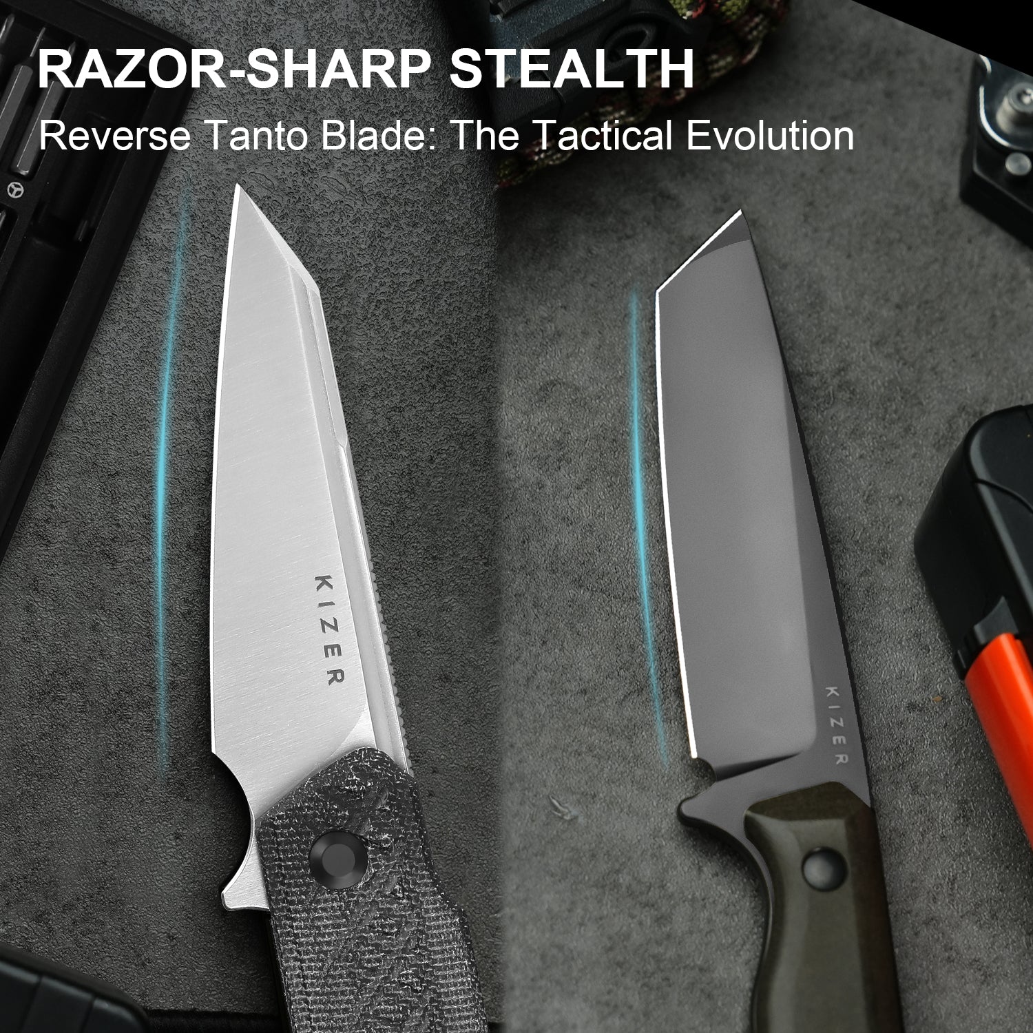 SKINNER | Nitro-V | Micarta | KizerV™ 3725A2