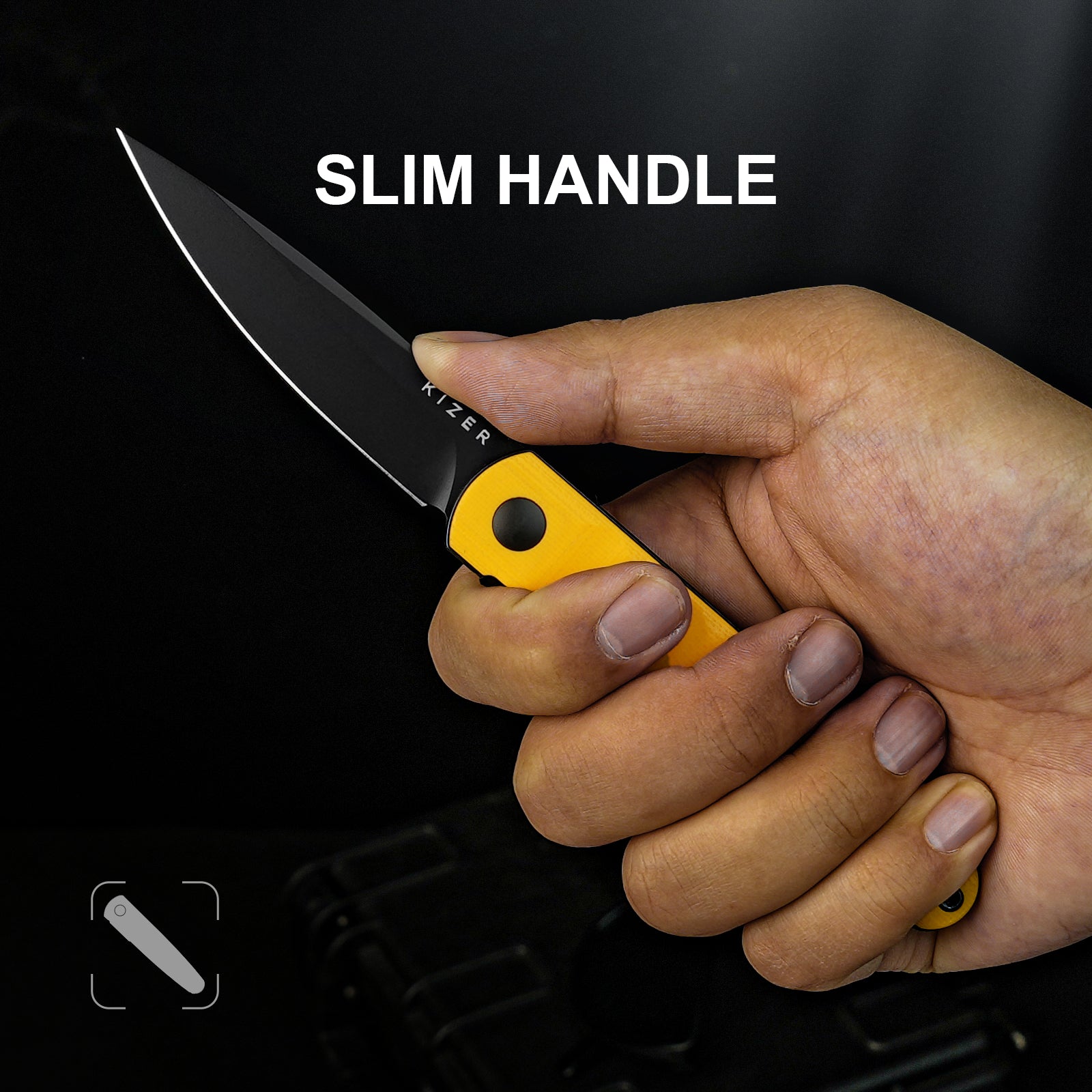 Bamboo | Nitro-V | G10(Yellow)| KizerV™ 3722A3