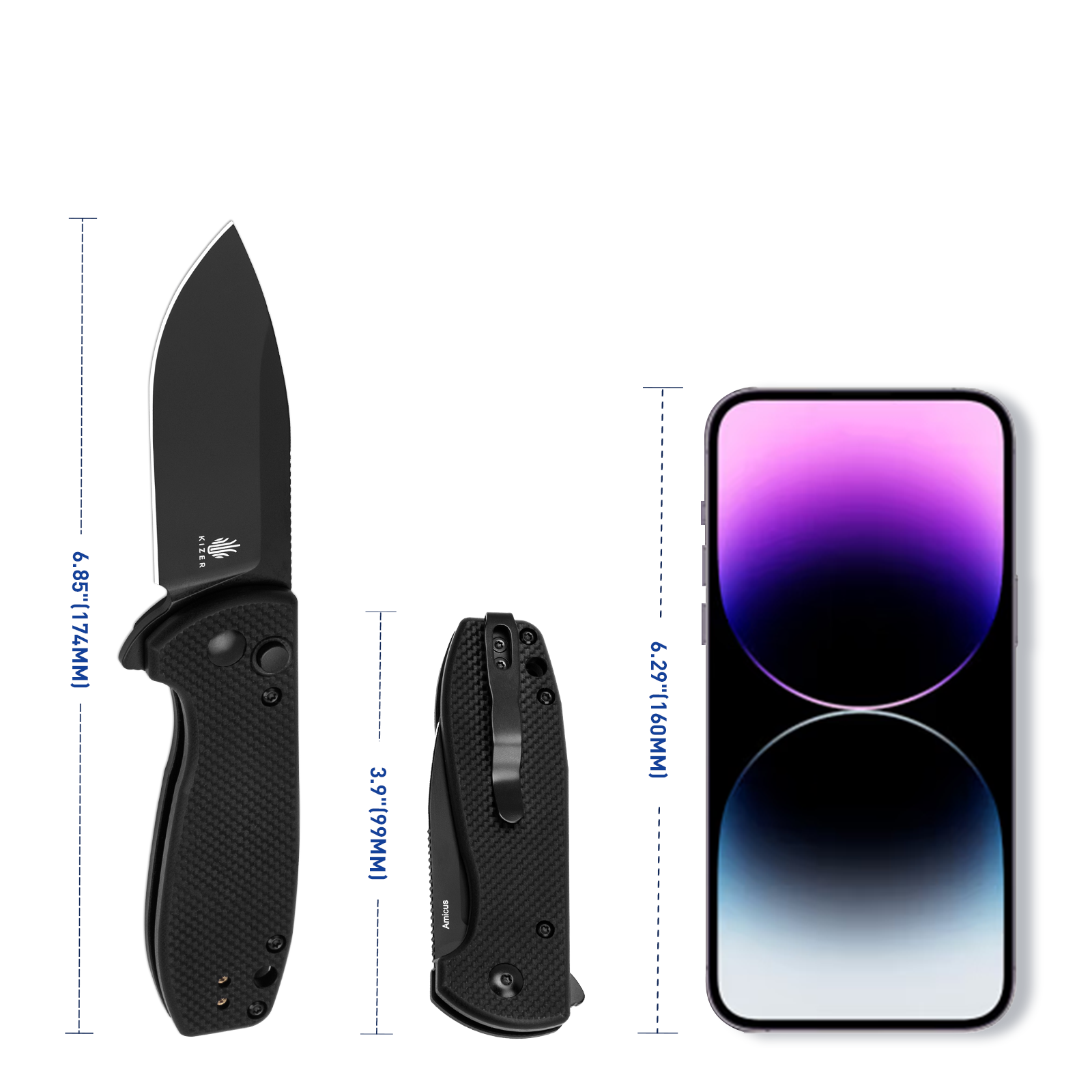 Amicus | 9Cr18MoV | G10 | KizerV™ L3002A1