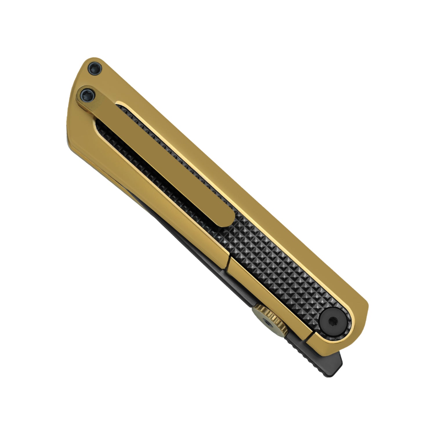 Quoll | S45VN | Titanium & Zirconium | Brushed | Matte DLC.Ultra | KizerB™ 3733A4