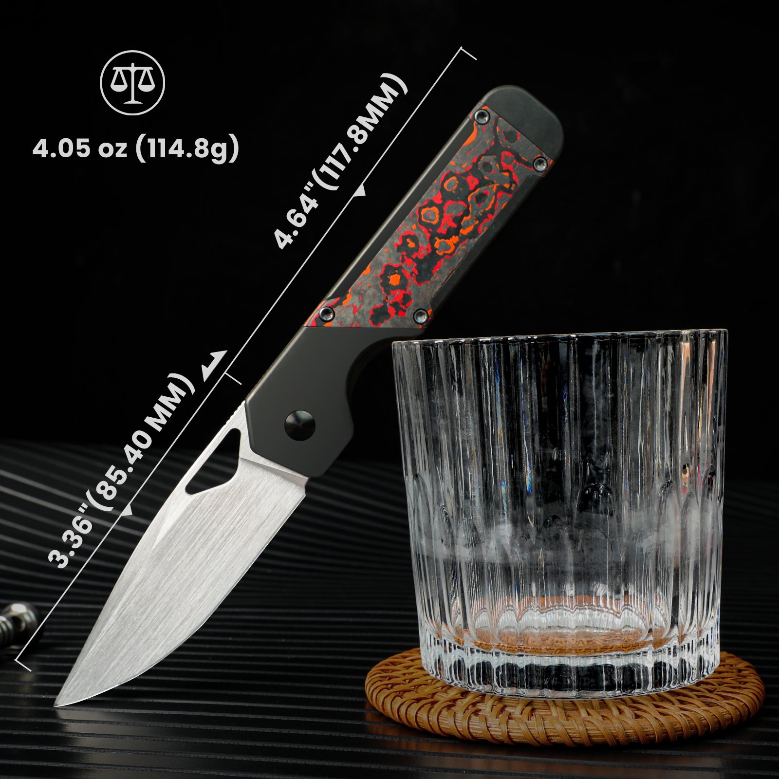 Militaw® | M390 | Titanium & Fat Carbon Mars Valley | KizerB™ 3634A5 | Exclusive | Limited Edition