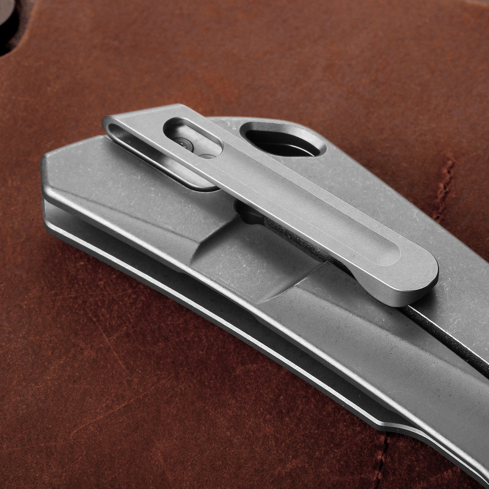 Takahe | Titanium Handle | Gold Pivot Collar | Matte DLC Ultra | KizerB™ 3701A2