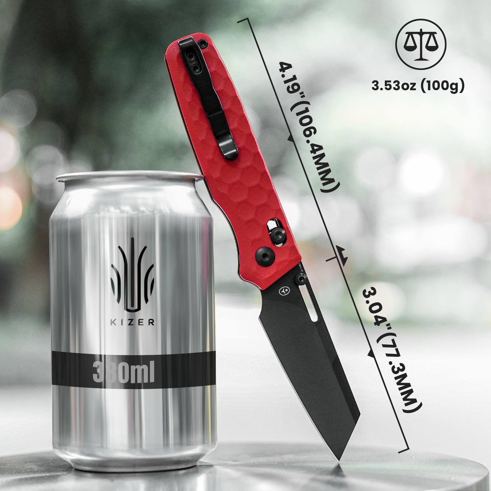 Task | Nitro-V | Red G10 . 3.04 " Black | KizerV™ 3641A2