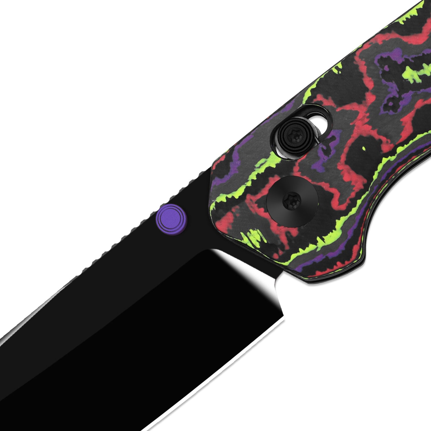 Madrac CL AirTi | Kizer Clutch Lock™ | M390 | KizerNova CF Joker | Polished DLC Ultra | KizerB™ 3693ACSK1