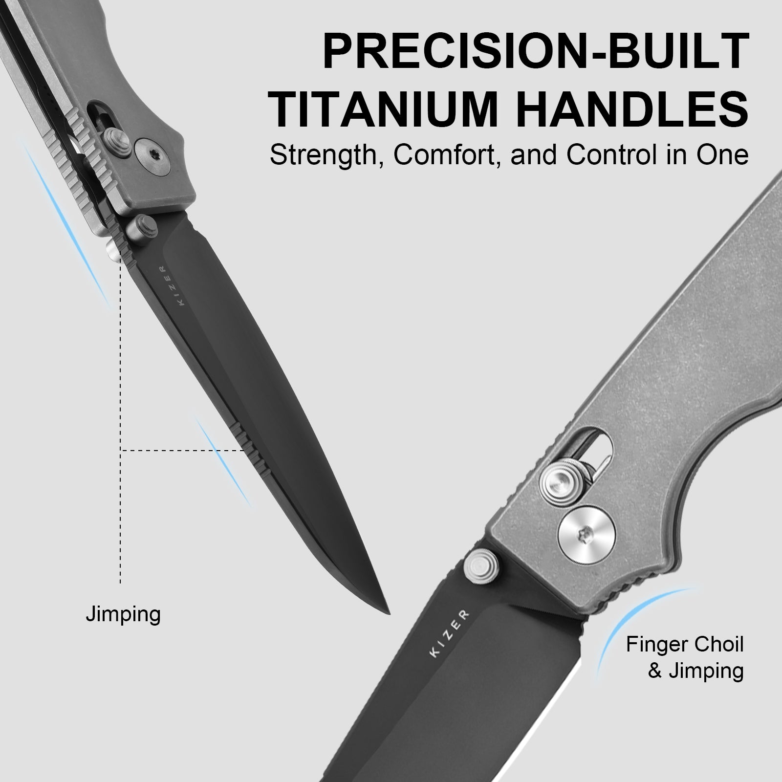 Original 2 | S45VN | Titanium | KizerB™ 3605.2SA1