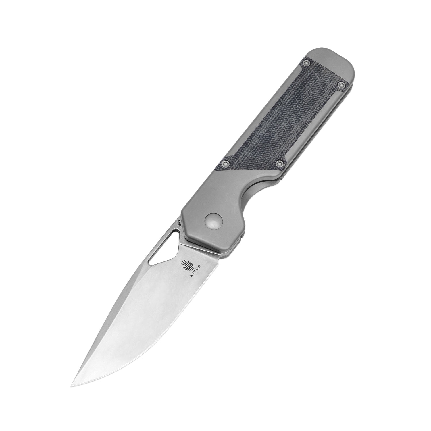 Militaw® | S35VN | Titanium+Micarta | KizerB™ 3634A1