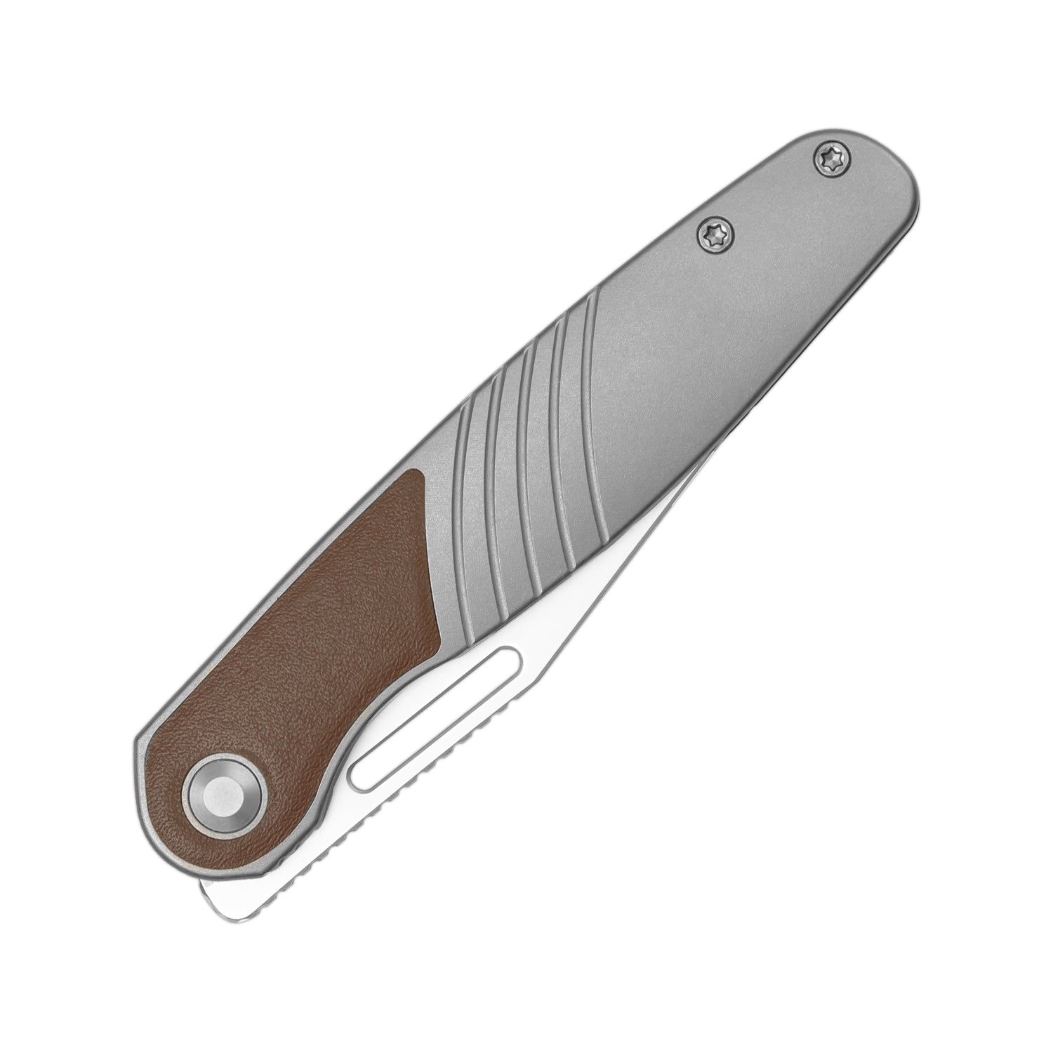 Raze | S45VN | Titanium & Leather | KizerB™ 3720A2