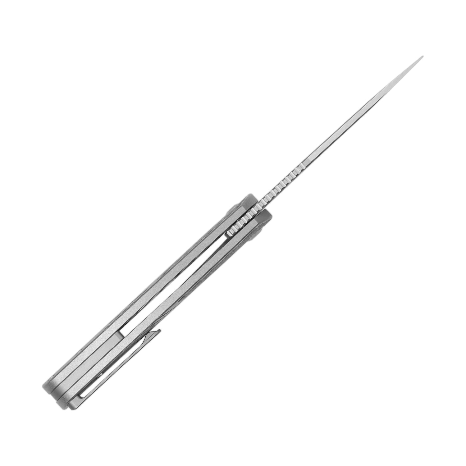 Raze | S45VN | Titanium & Leather | KizerB™ 3720A2