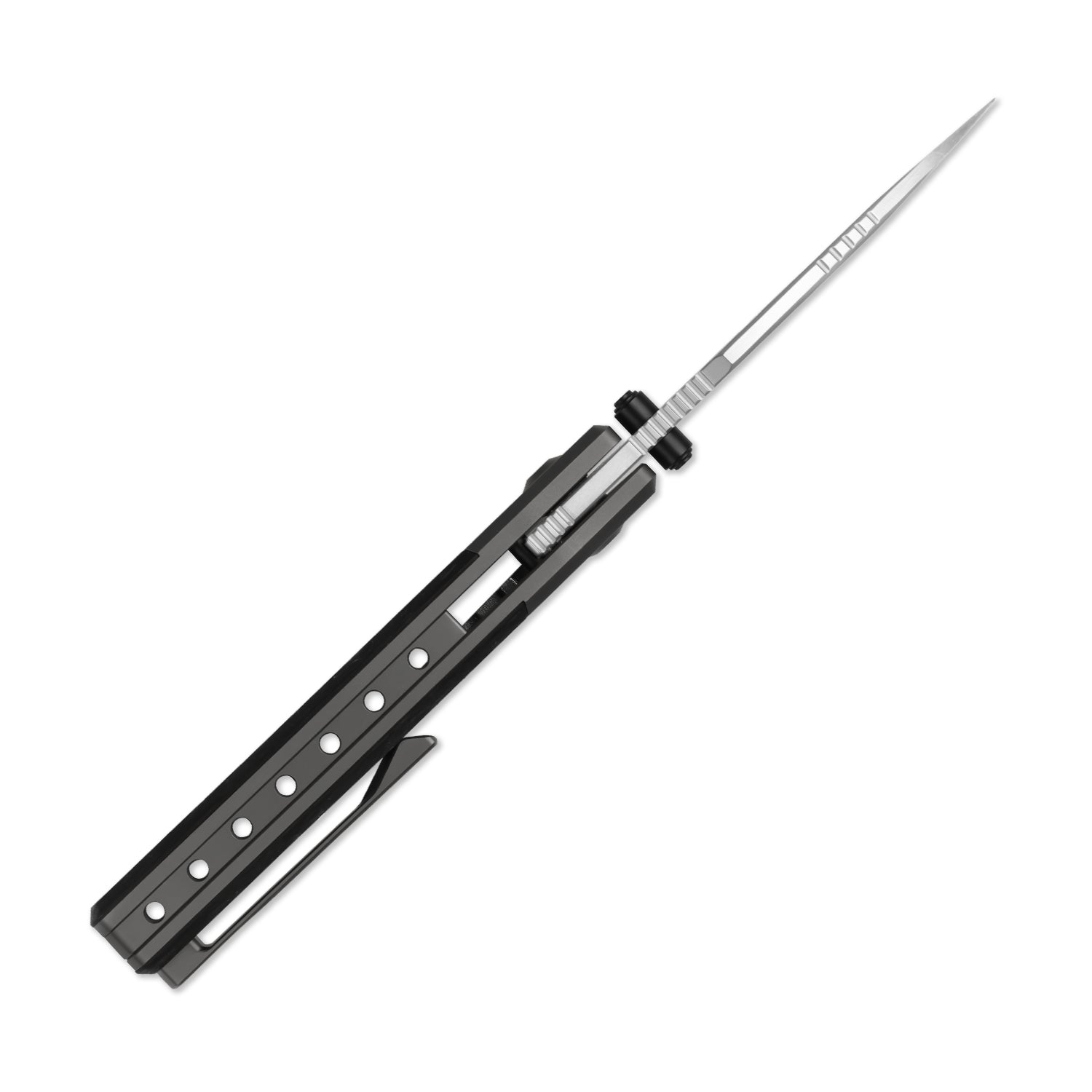 Shrike | S45VN | Titanium & Carbon Fiber | Front Flipper | KizerB™ 3746A1