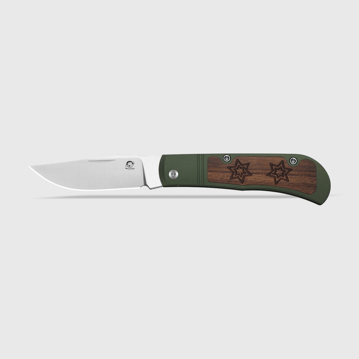 Christmas | Trestle | S45VN | Aluminum & Mkuruti Wood | KizerB™ 3761MC1 | Limited