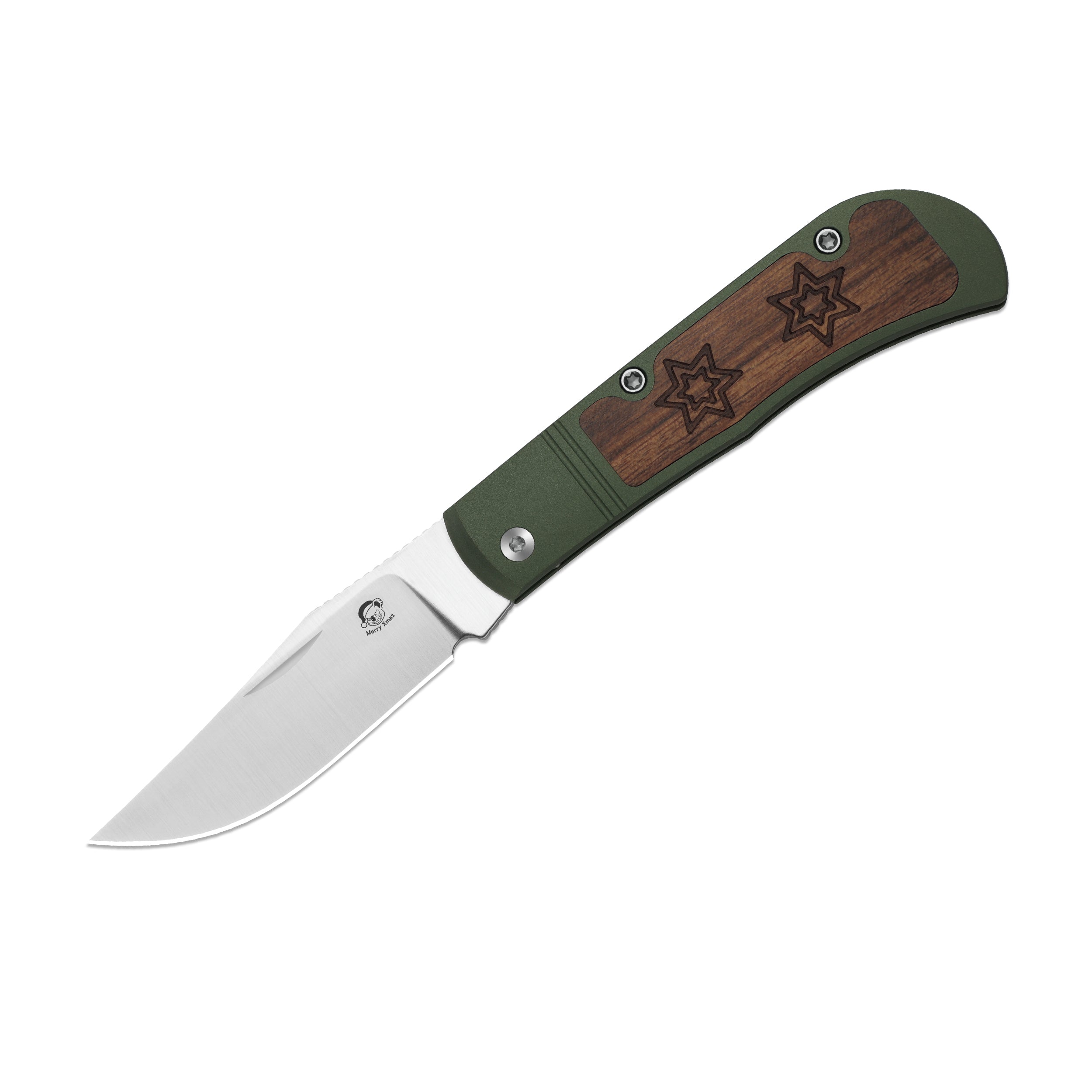 Christmas | Trestle | S45VN | Aluminum & Mkuruti Wood | KizerB™ 3761MC1 | Limited